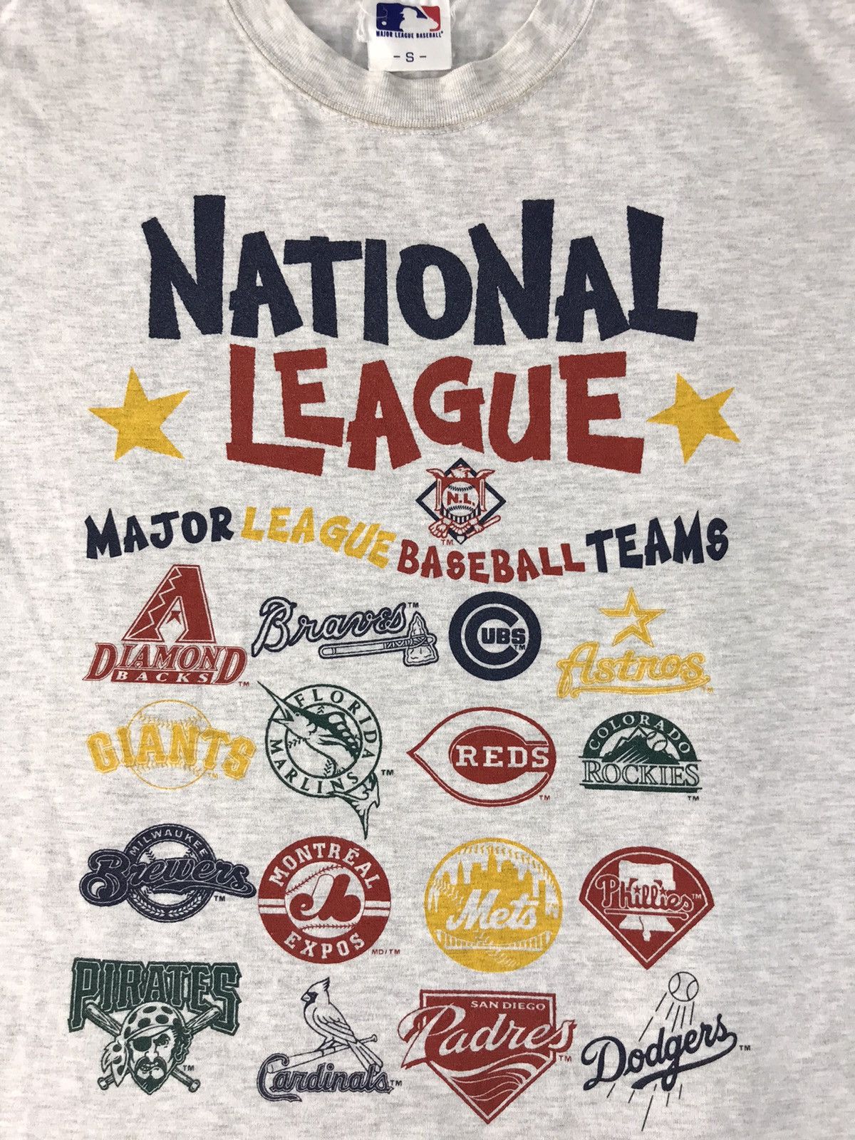 MLB × Vintage MLB Major League Baseball National League Team List Tee Size US S / EU 44-46 / 1 - 3 Thumbnail