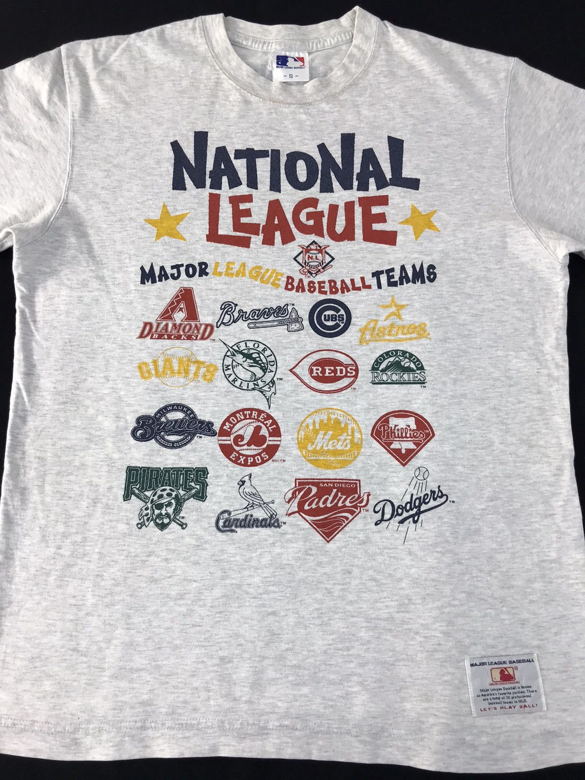 MLB × Vintage MLB Major League Baseball National League Team List Tee Size US S / EU 44-46 / 1 - 2 Thumbnail