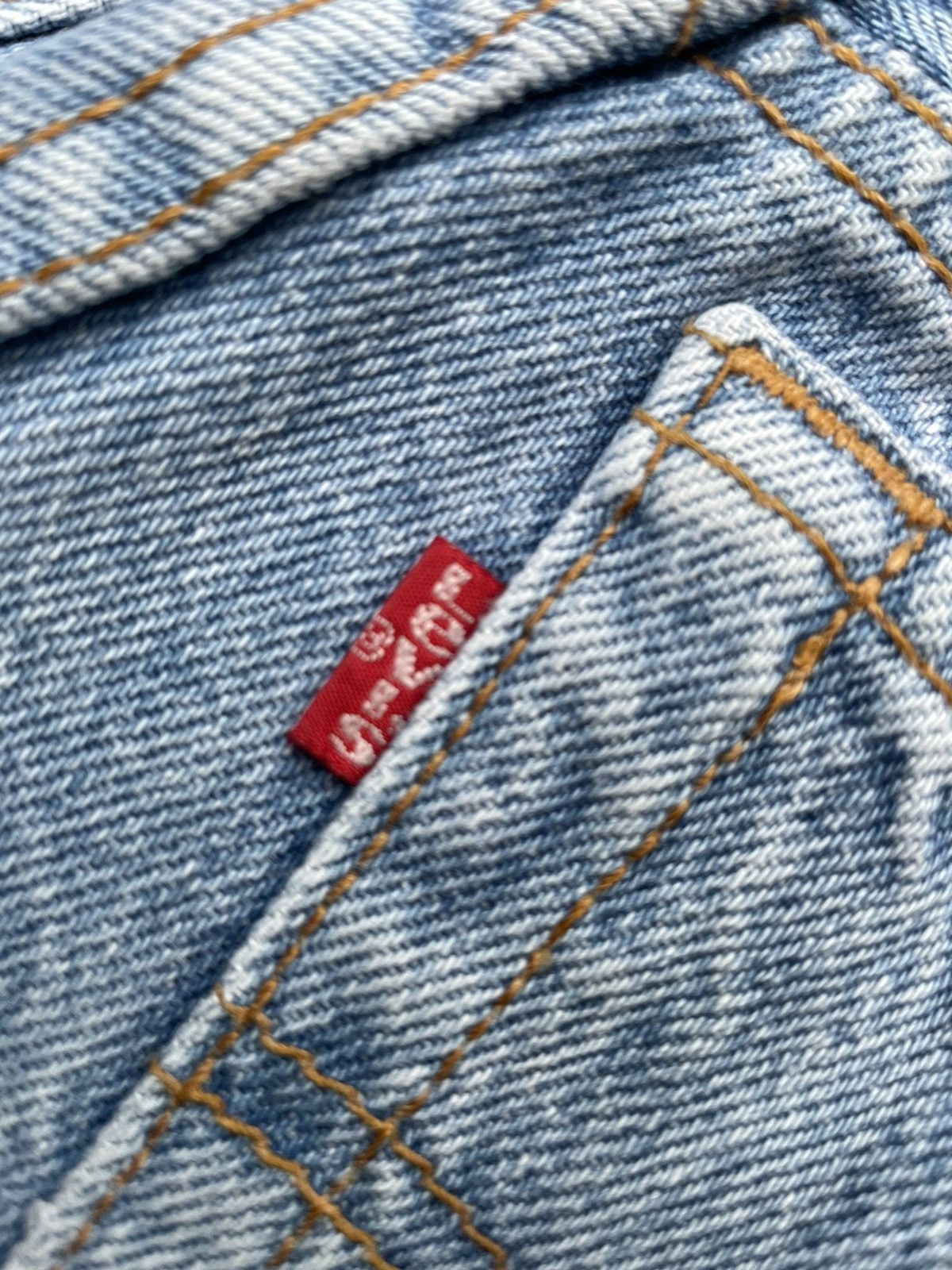 Levi's × Vintage Vintage 1990 Levis 501 e Faded Distresed Size 25" / US 0 / IT 36 - 10 Thumbnail
