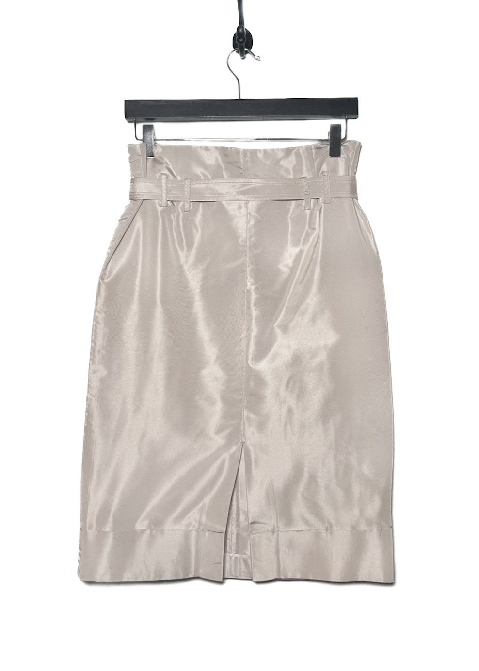 Salvatore Ferragamo Salvatore Ferragamo Beige Silk Skirt Size 27" / US 4 / IT 40 - 2 Thumbnail