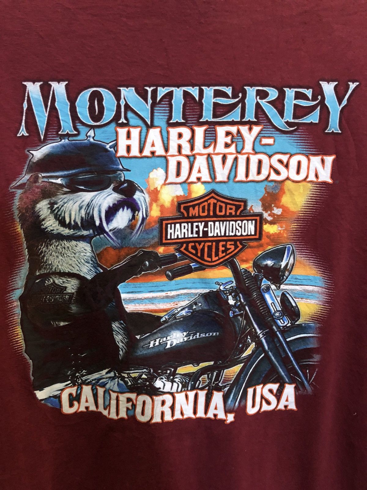 Harley Davidson 🔥RARE🔥Harley Davidson Monterey California USA tees size Size US XXL / EU 58 / 5 - 3 Thumbnail