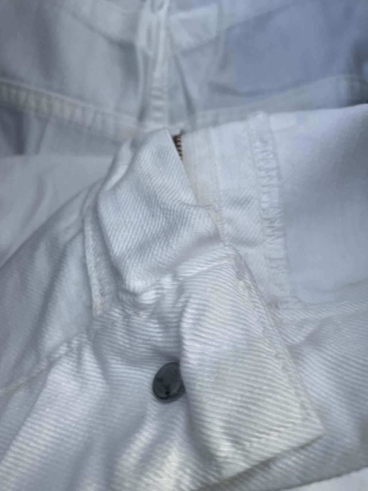 Bassike × Japanese Brand Bassike Ivory Denim Size US 34 / EU 50 - 16 Thumbnail
