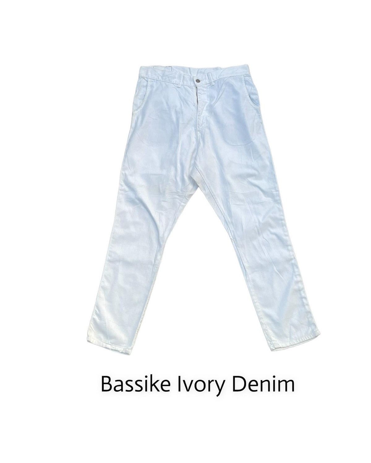 Bassike × Japanese Brand Bassike Ivory Denim Size US 34 / EU 50 - 1 Thumbnail