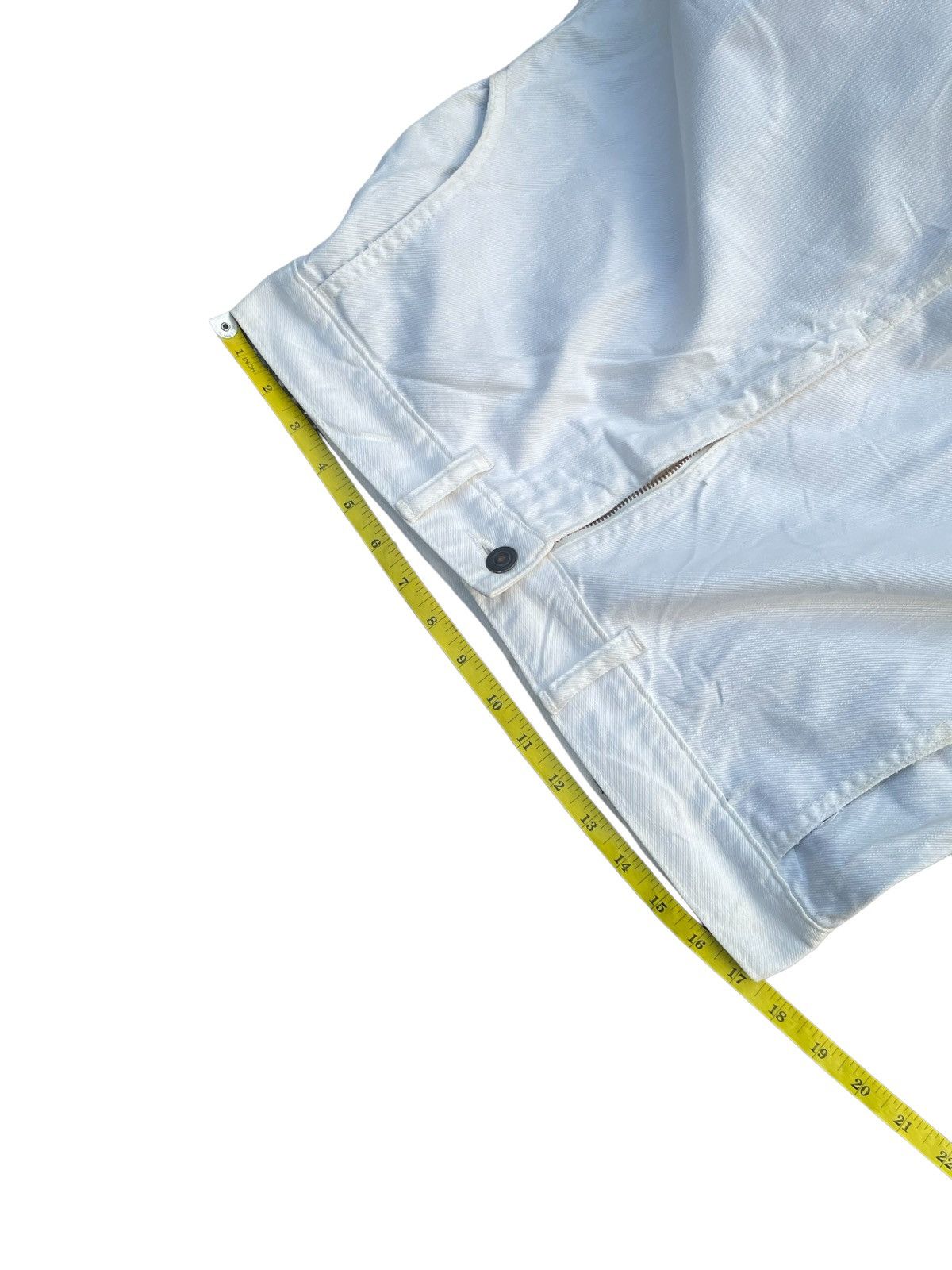 Bassike × Japanese Brand Bassike Ivory Denim Size US 34 / EU 50 - 2 Thumbnail