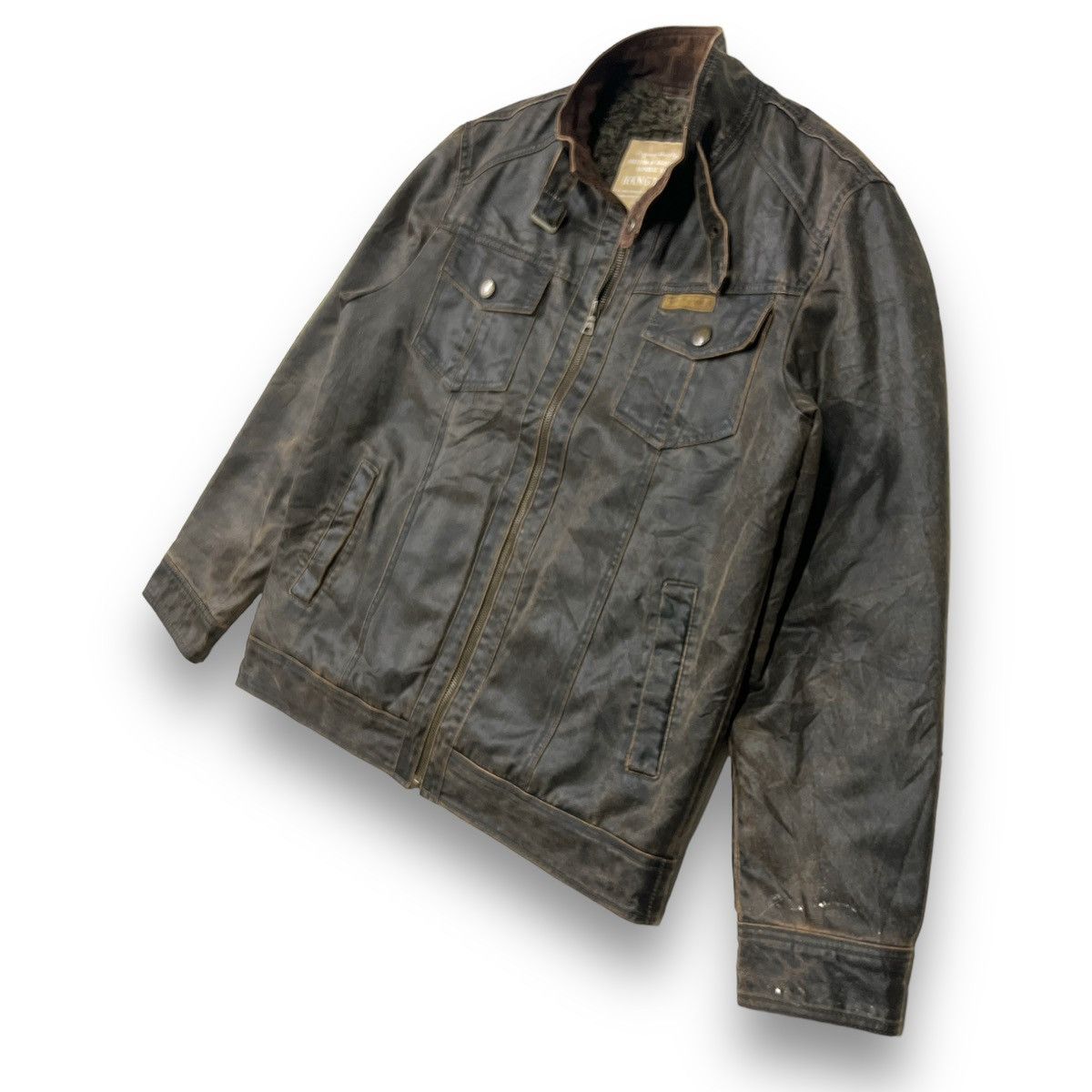 Hang Ten × Vintage Vintage Hang ten biker leather jacket Size US M / EU 48-50 / 2 - 2 Thumbnail