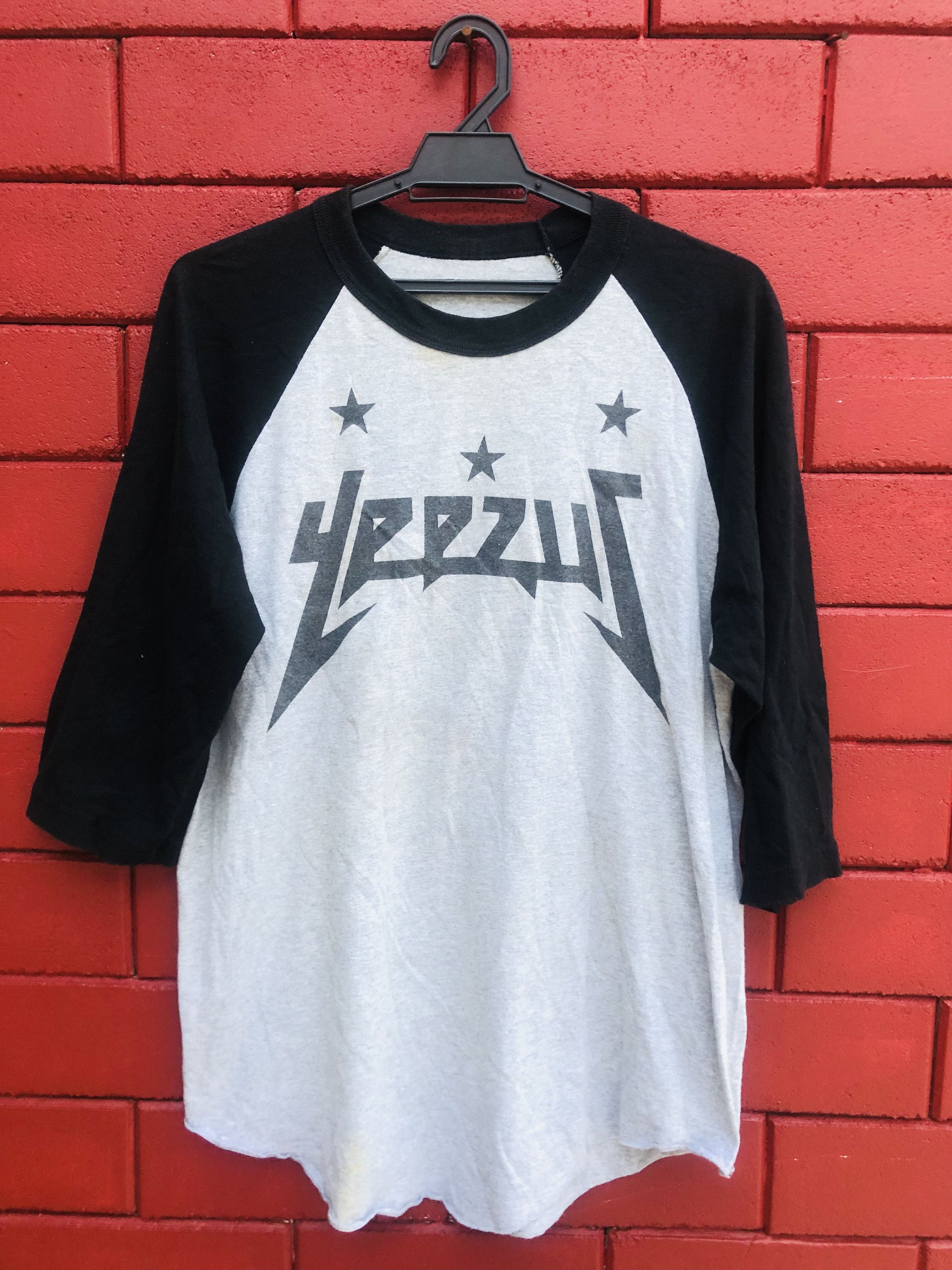 Japanese Brand × Vintage Vintage Yeezy Kenye West 3 Quarter Sleeve Shirt Size US L / EU 52-54 / 3 - 1 Thumbnail