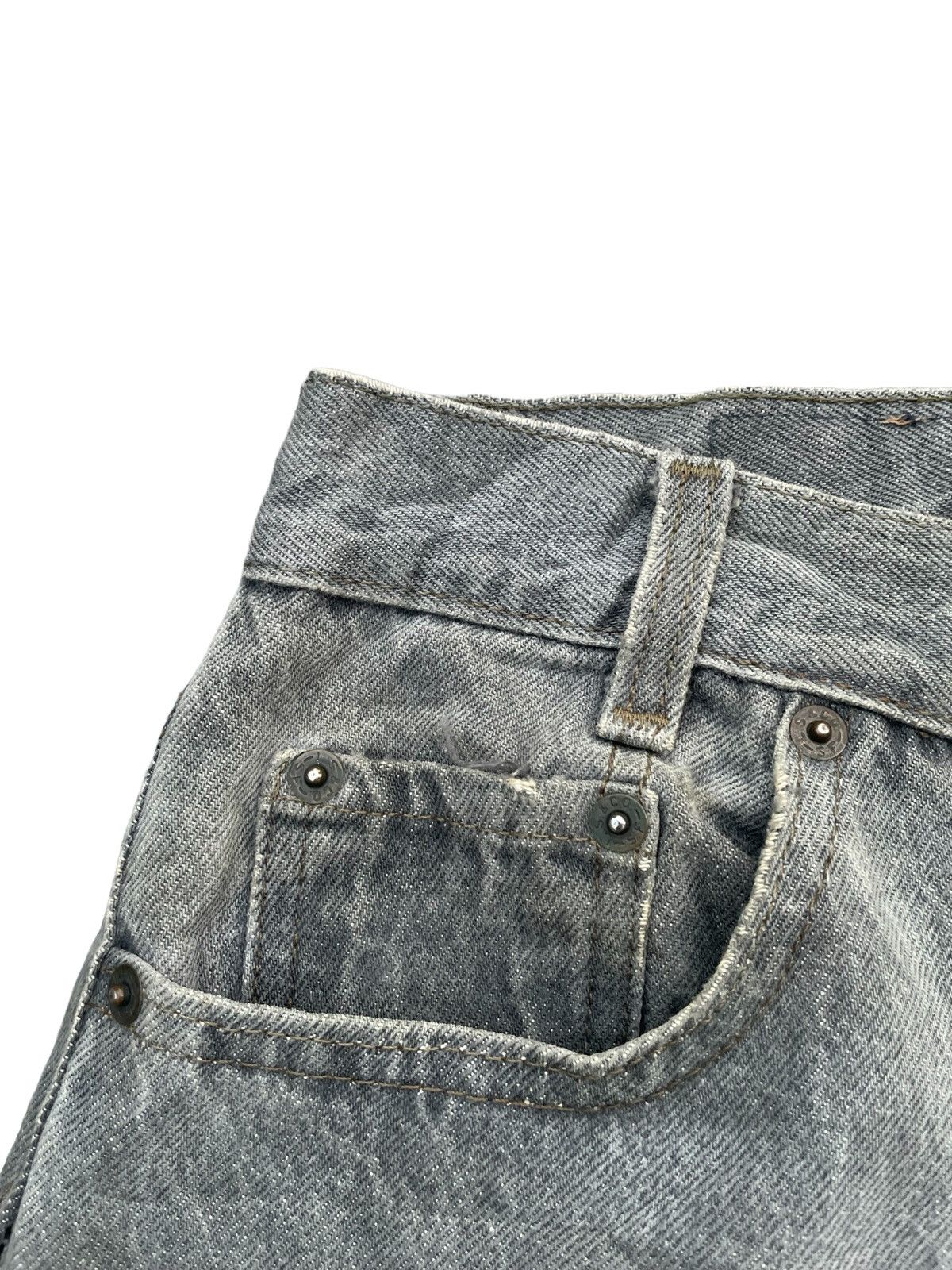 Levi's × Vintage Vintage Levis 701 e Usa Size US 28 / EU 44 - 7 Thumbnail