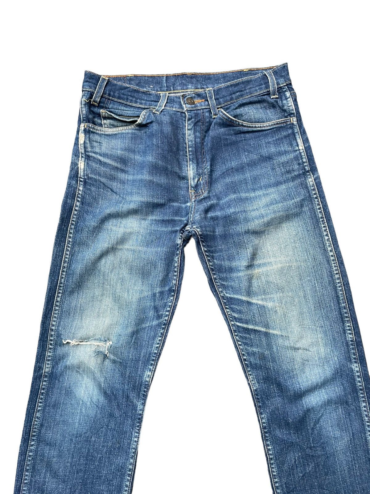 Levi's Levis 605 E Orange Tag Faded Distresed Size US 32 / EU 48 - 3 Thumbnail