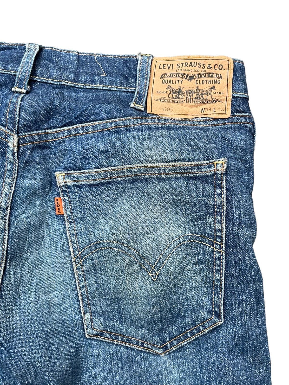 Levi's Levis 605 E Orange Tag Faded Distresed Size US 32 / EU 48 - 11 Thumbnail