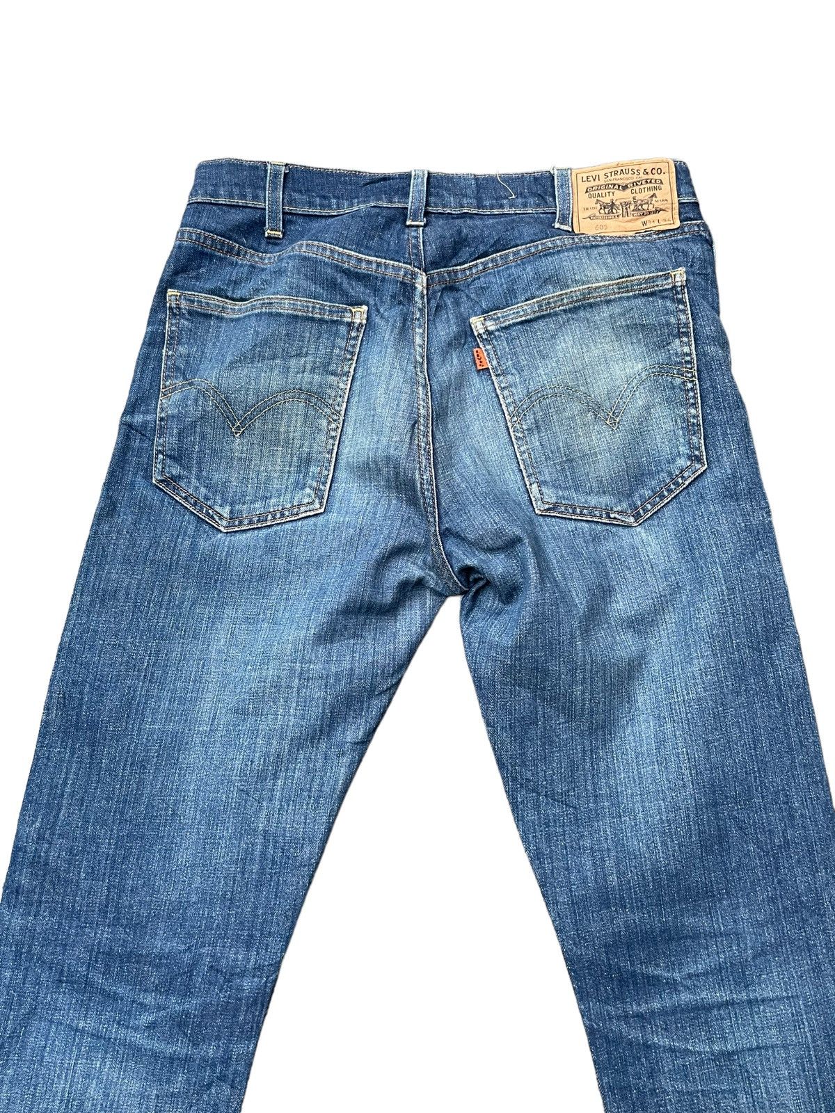 Levi's Levis 605 E Orange Tag Faded Distresed Size US 32 / EU 48 - 9 Thumbnail