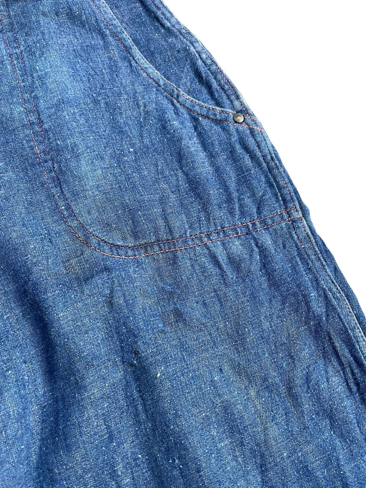 Vintage 🔥RARE🔥Vintage 40’s Unknown Blanket Lining Denim Size US 29 - 6 Thumbnail
