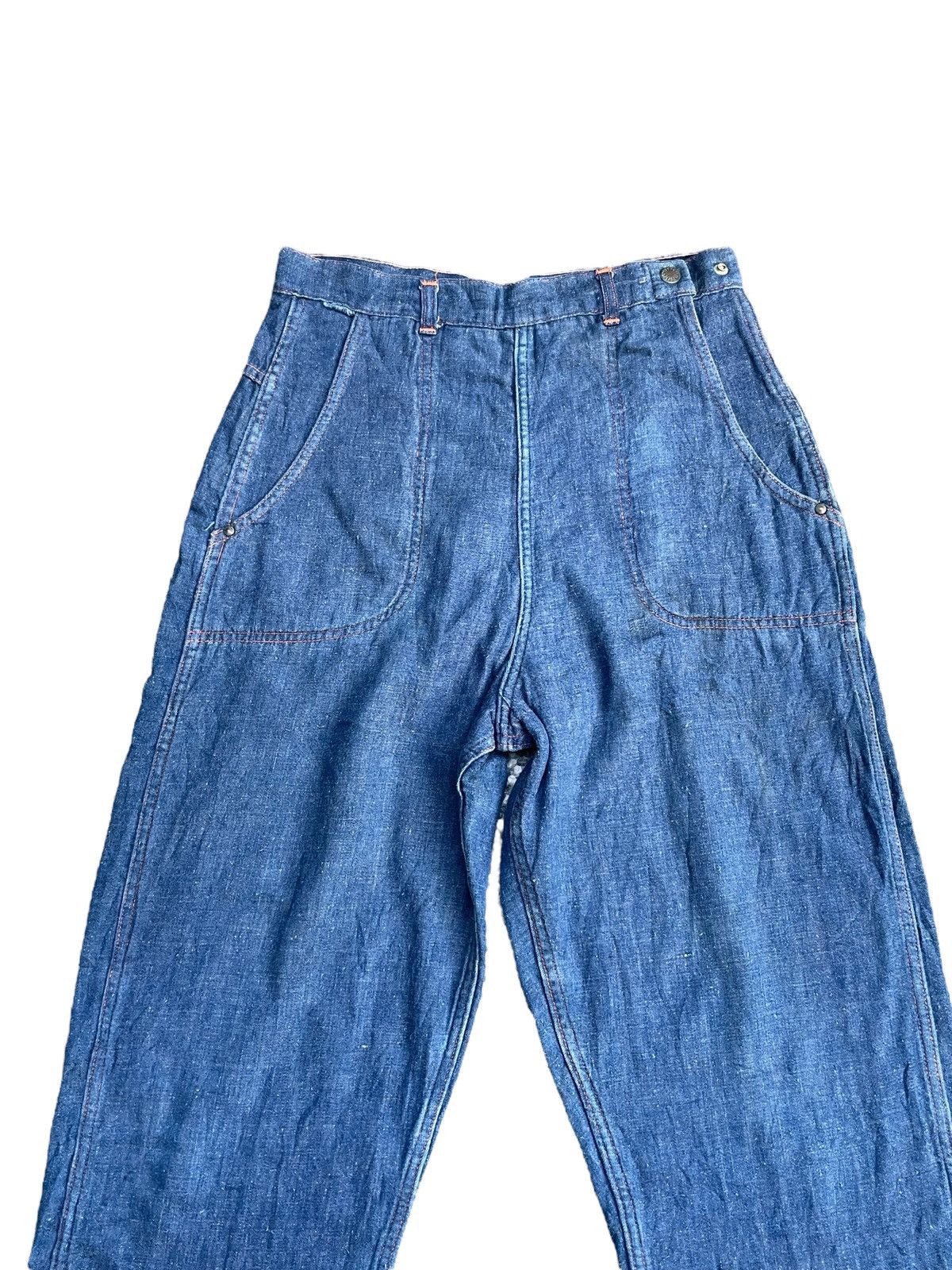 Vintage 🔥RARE🔥Vintage 40’s Unknown Blanket Lining Denim Size US 29 - 4 Thumbnail