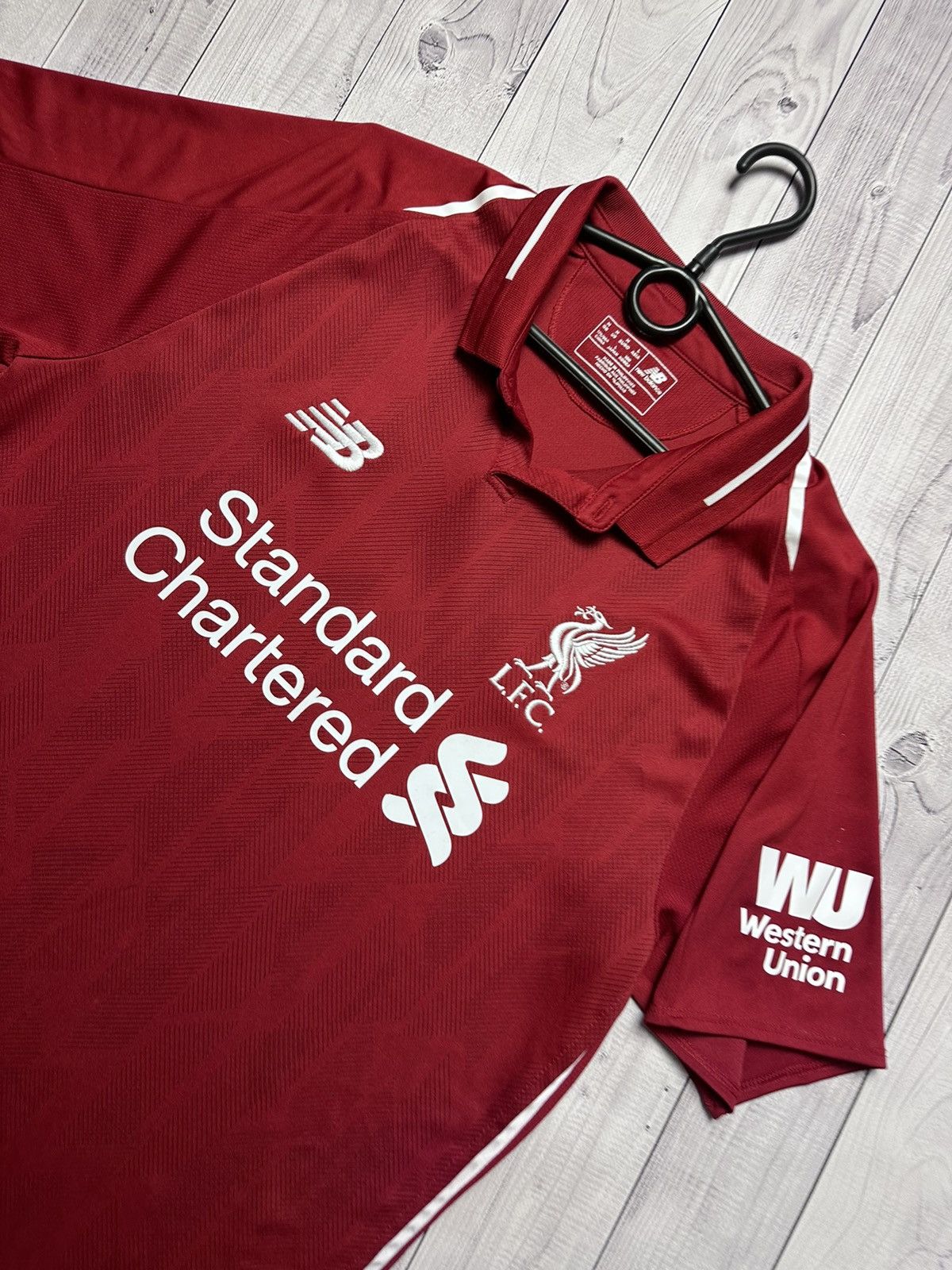 New Balance × Vintage Vintage Liverpool soccer jersey size M new Balance Size US M / EU 48-50 / 2 - 3 Thumbnail