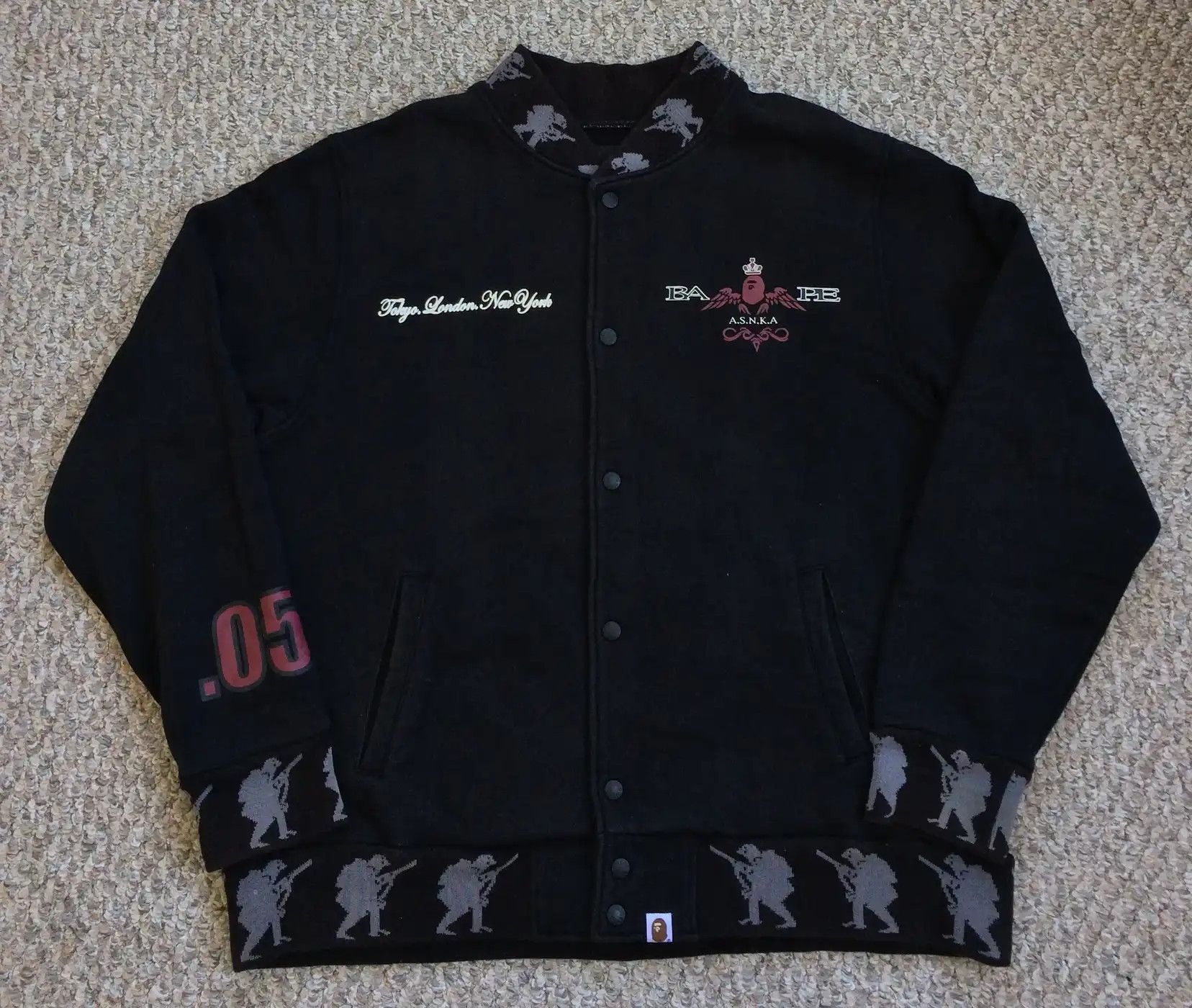 Bape F/W 2005 Bape x Stash Bomber Jacket Size US XS / EU 42 / 0 - 8 Thumbnail