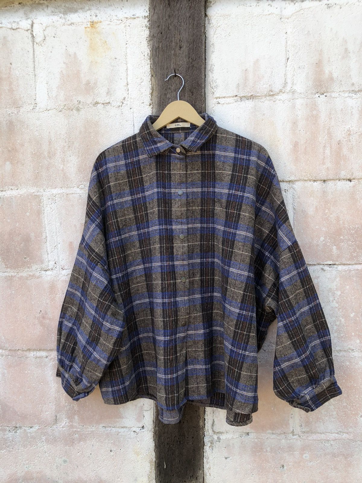 Flannel × Japanese Brand Flannel Baggy Cutting GRL Nice color Size US XXL / EU 58 / 5 - 3 Thumbnail
