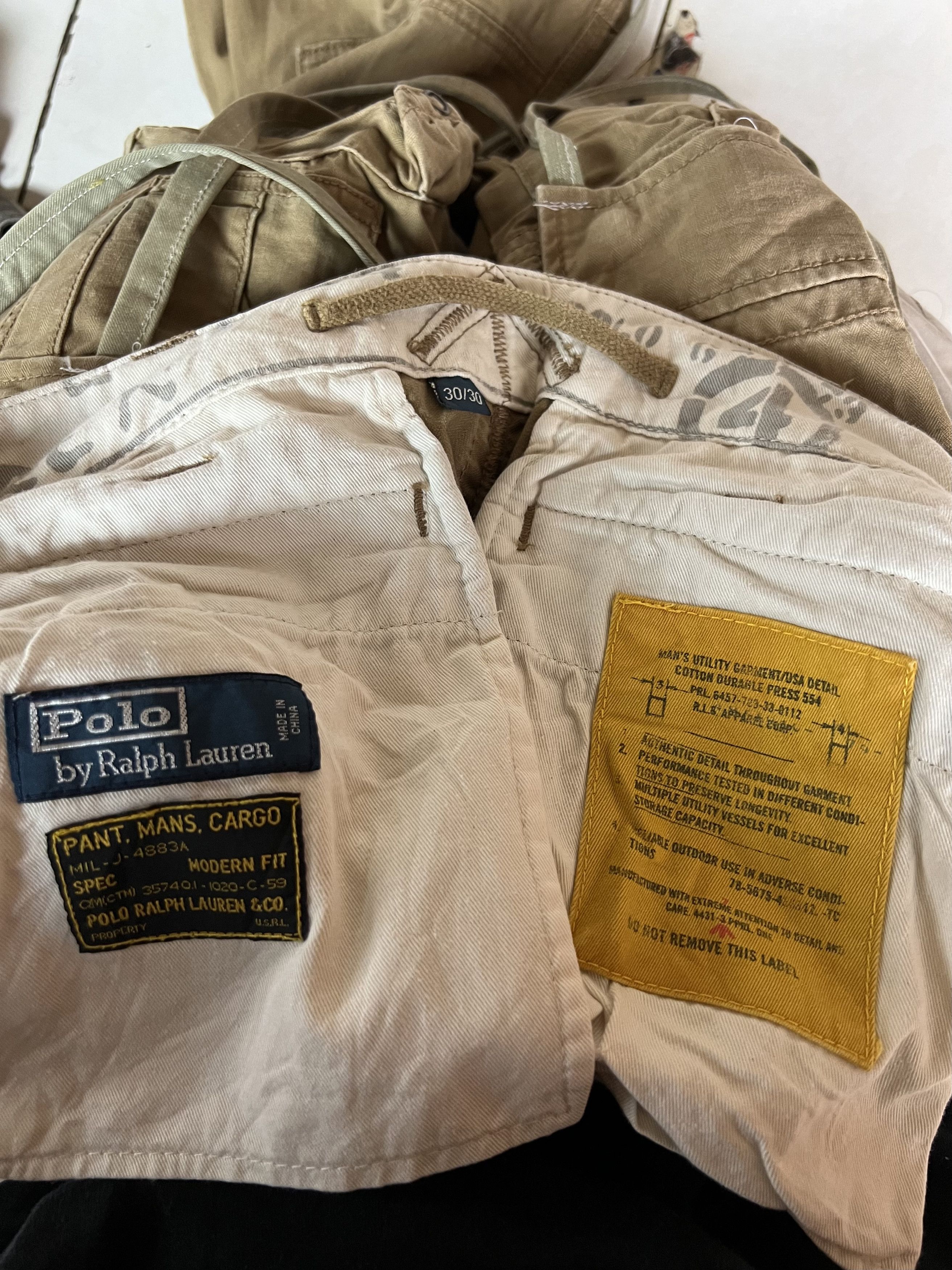 Polo Ralph Lauren CARGO PANTS POLO RALPH LAUREN SEDITIONARIES RECONSTRUCTED Size US 30 / EU 46 - 22 Thumbnail