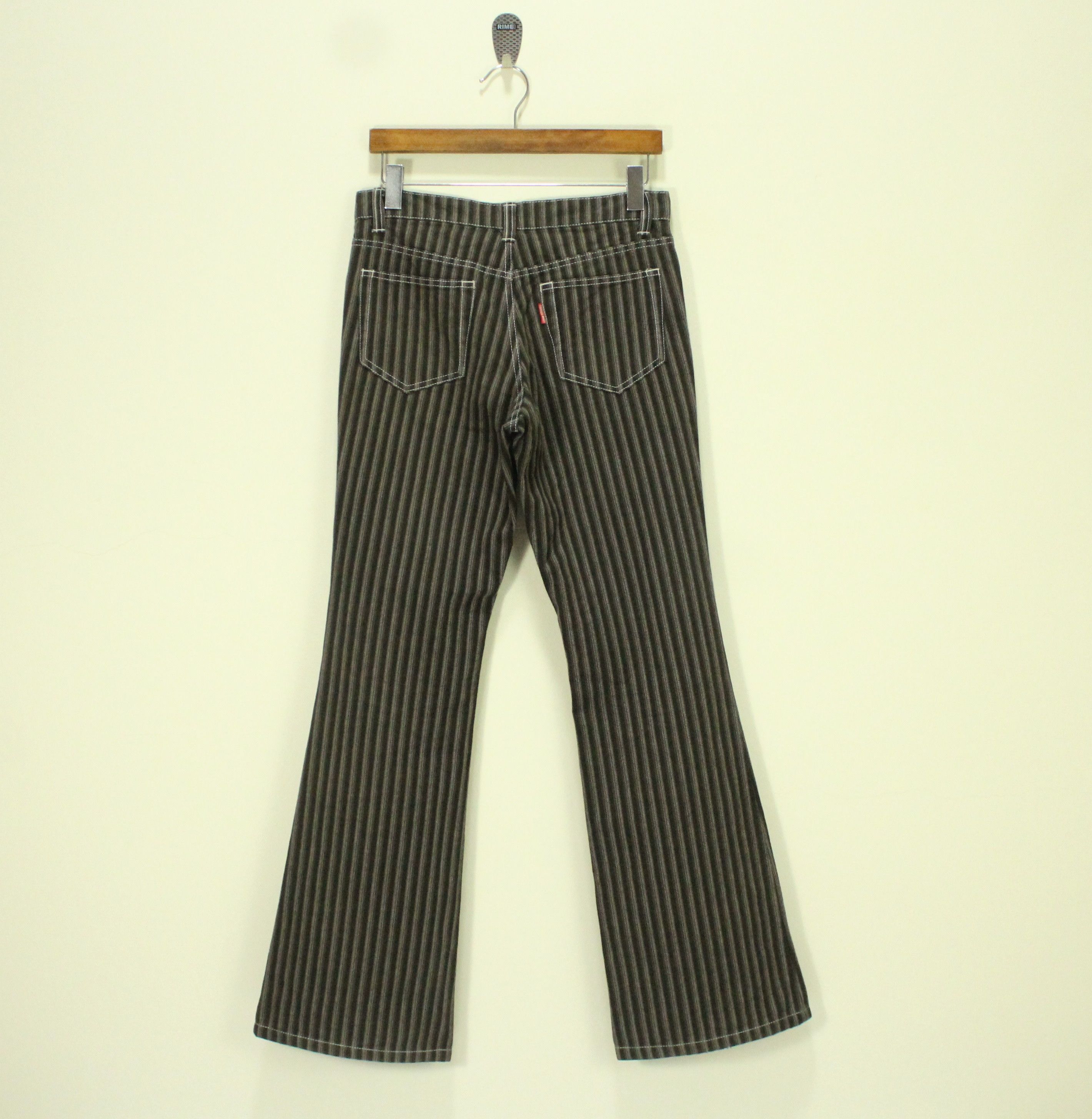 Tornado Mart Flared TORNADO MART Striped Bell Bottom Bootcut Size US 30 / EU 46 - 7 Thumbnail