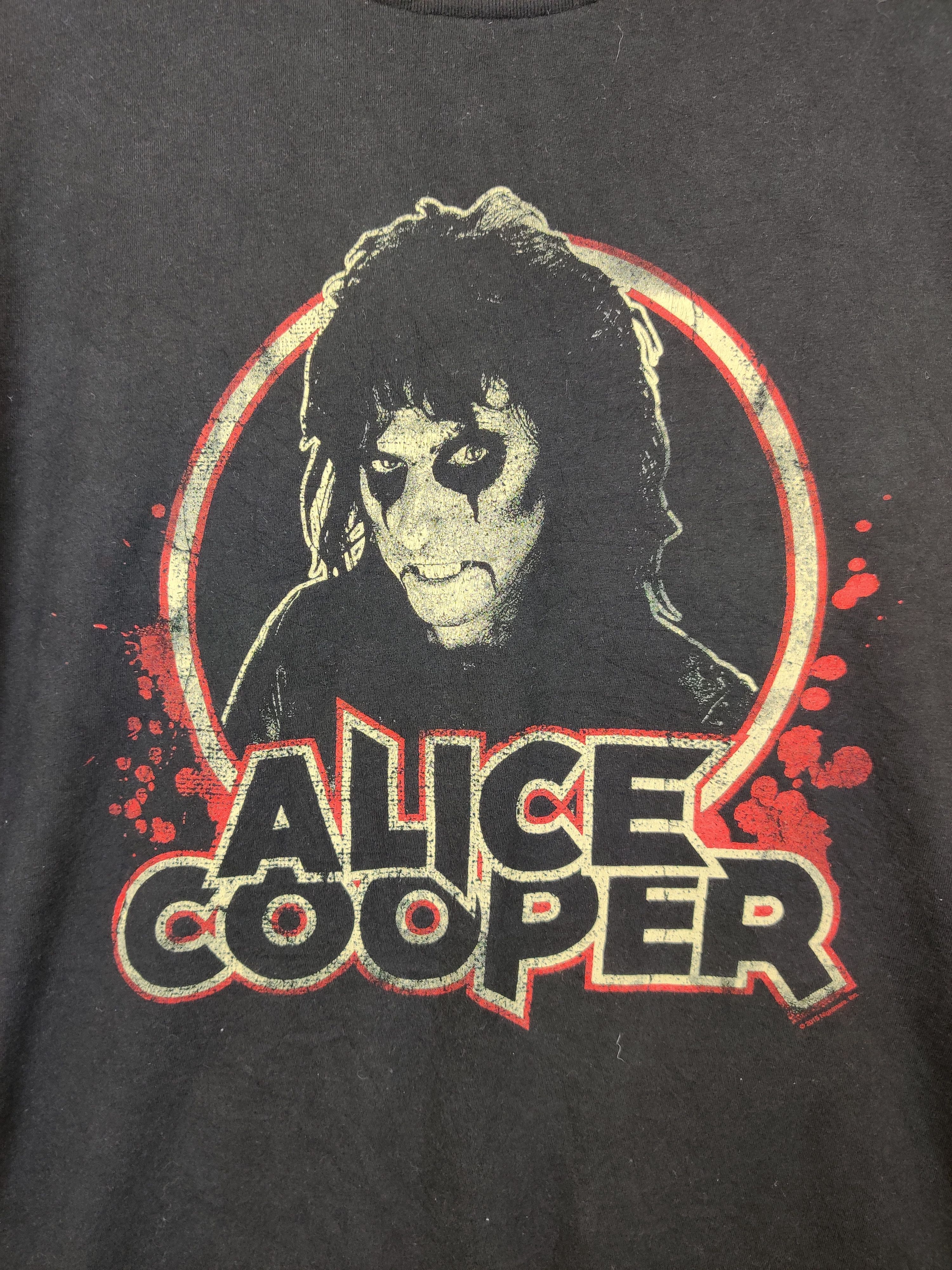Band Tees Vintage Alice Cooper Band Tee Tshirt Size US XXL / EU 58 / 5 - 5 Thumbnail