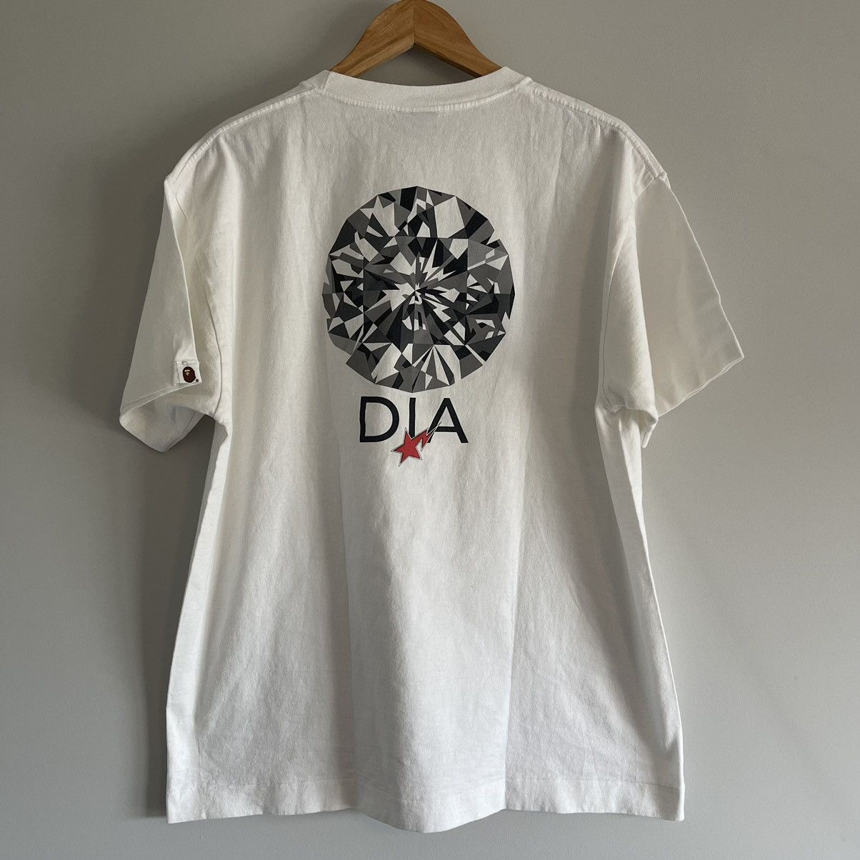 Bape OG Bape Diamond Star Sta Tee Size US XL / EU 56 / 4 - 1 Thumbnail