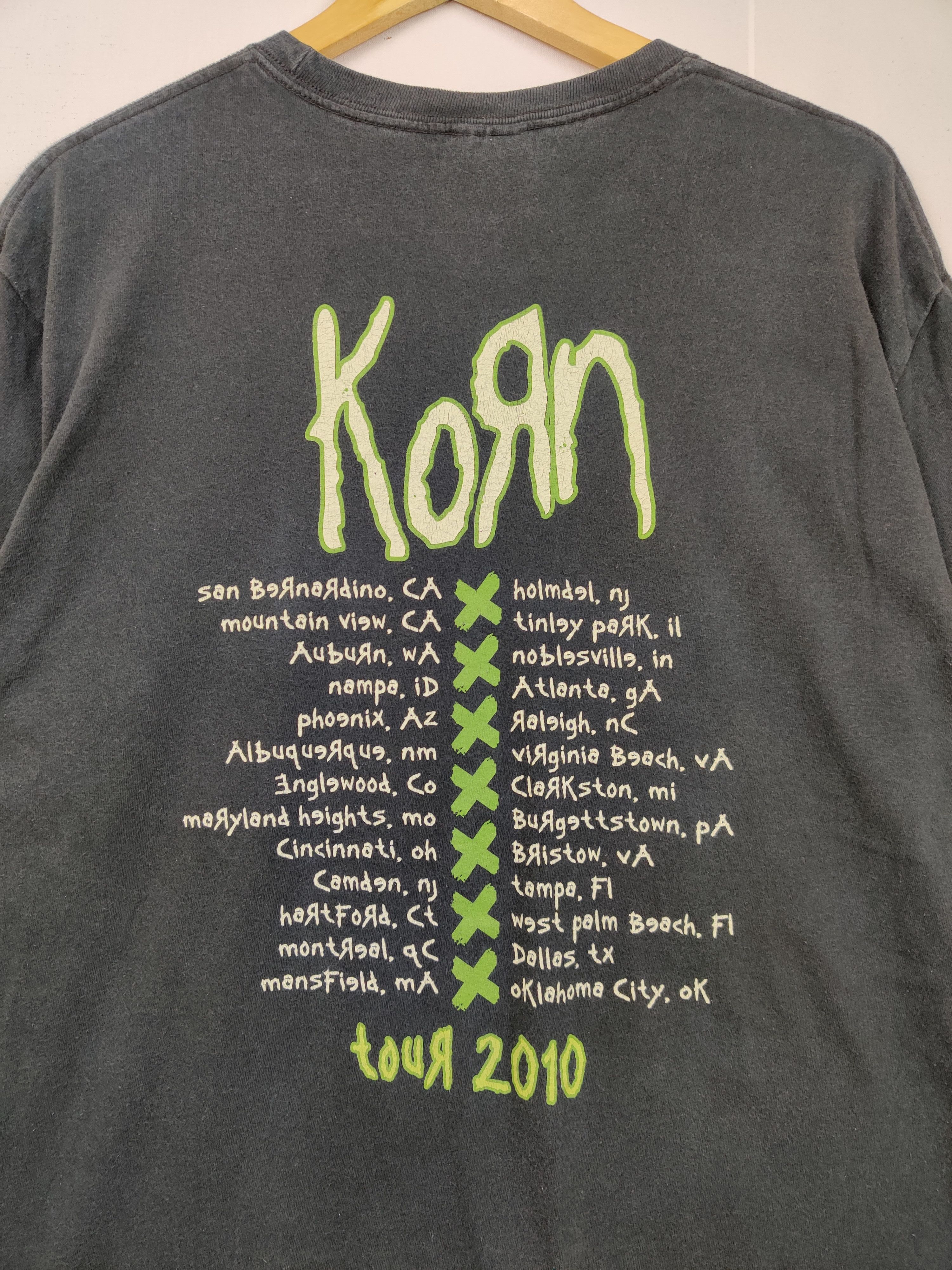 Band Tees Vintage Korn Tour Rock Tee Tshirt Size US L / EU 52-54 / 3 - 10 Thumbnail