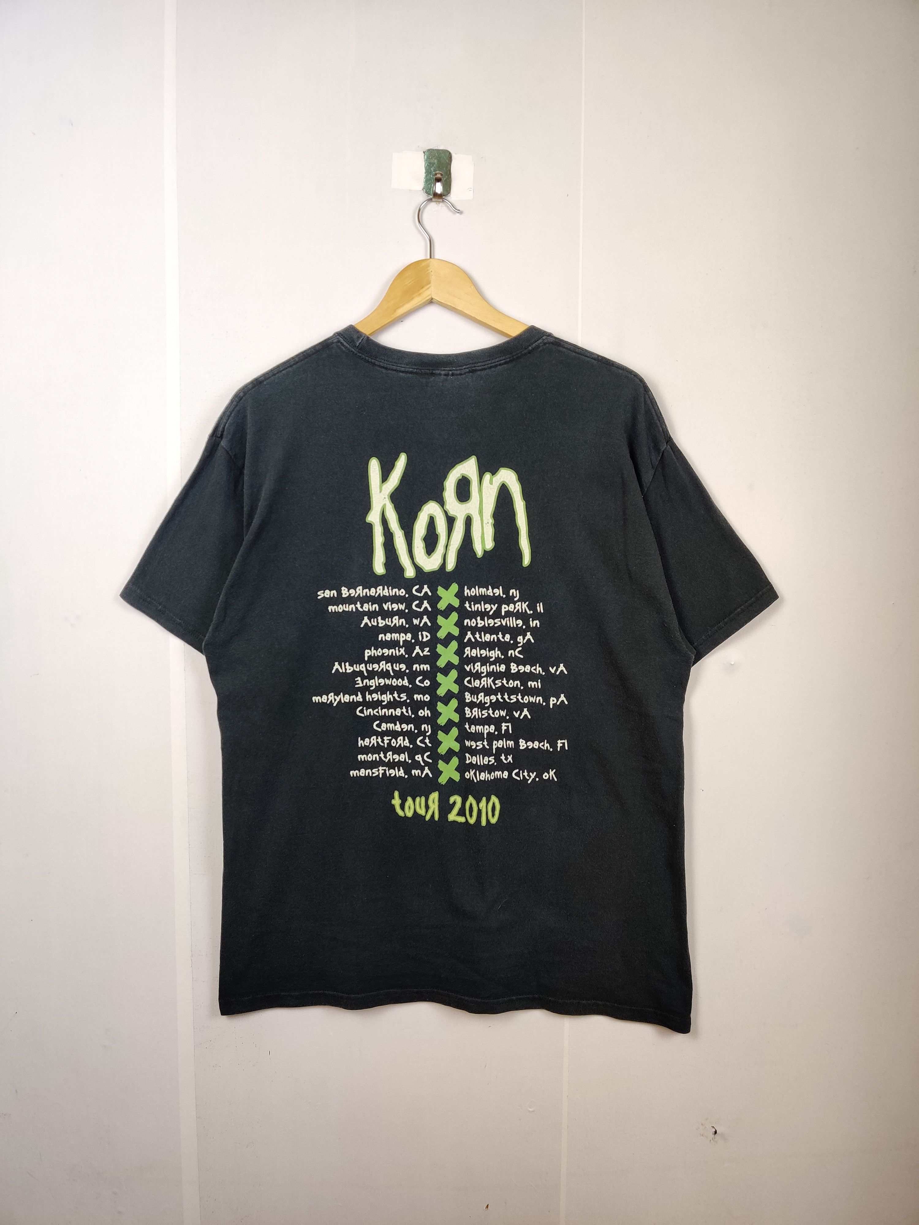 Band Tees Vintage Korn Tour Rock Tee Tshirt Size US L / EU 52-54 / 3 - 11 Thumbnail