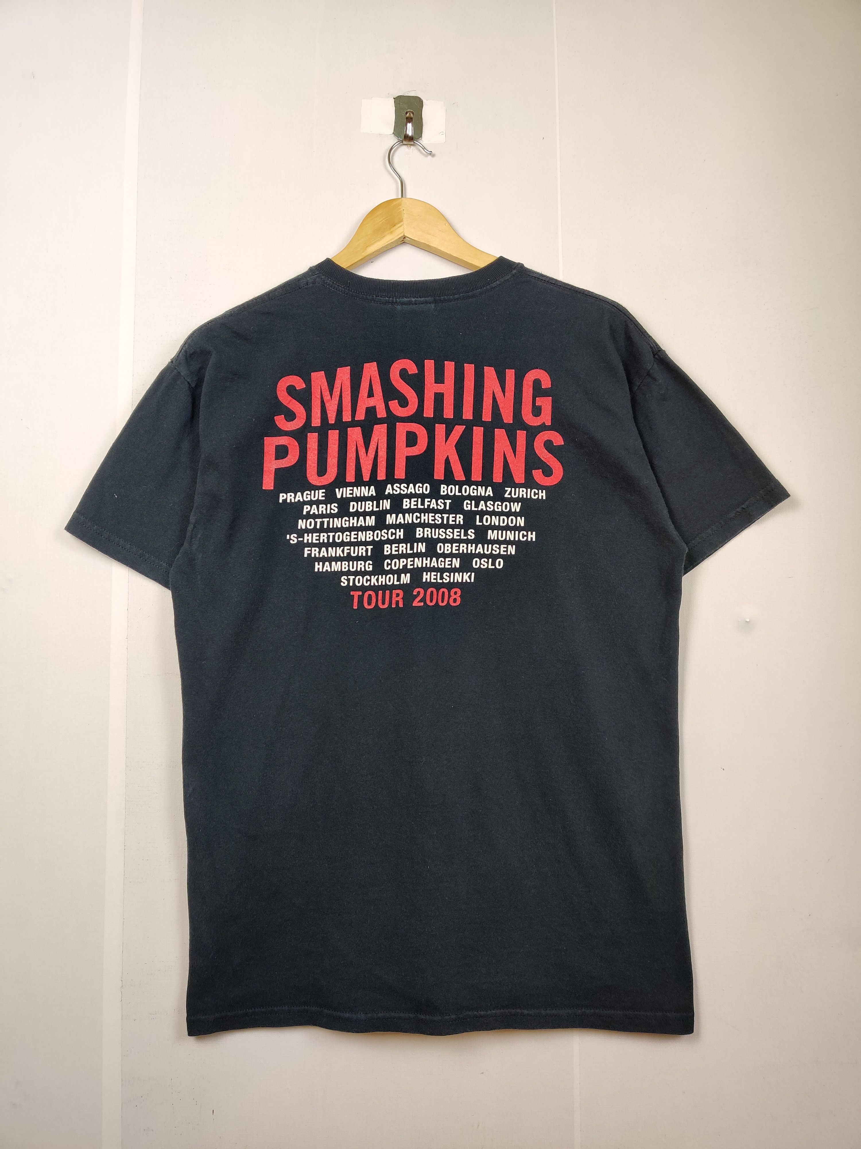 Band Tees Vintage Smashing Pumpkins Tour Band Tee Tshirt Size US M / EU 48-50 / 2 - 11 Thumbnail