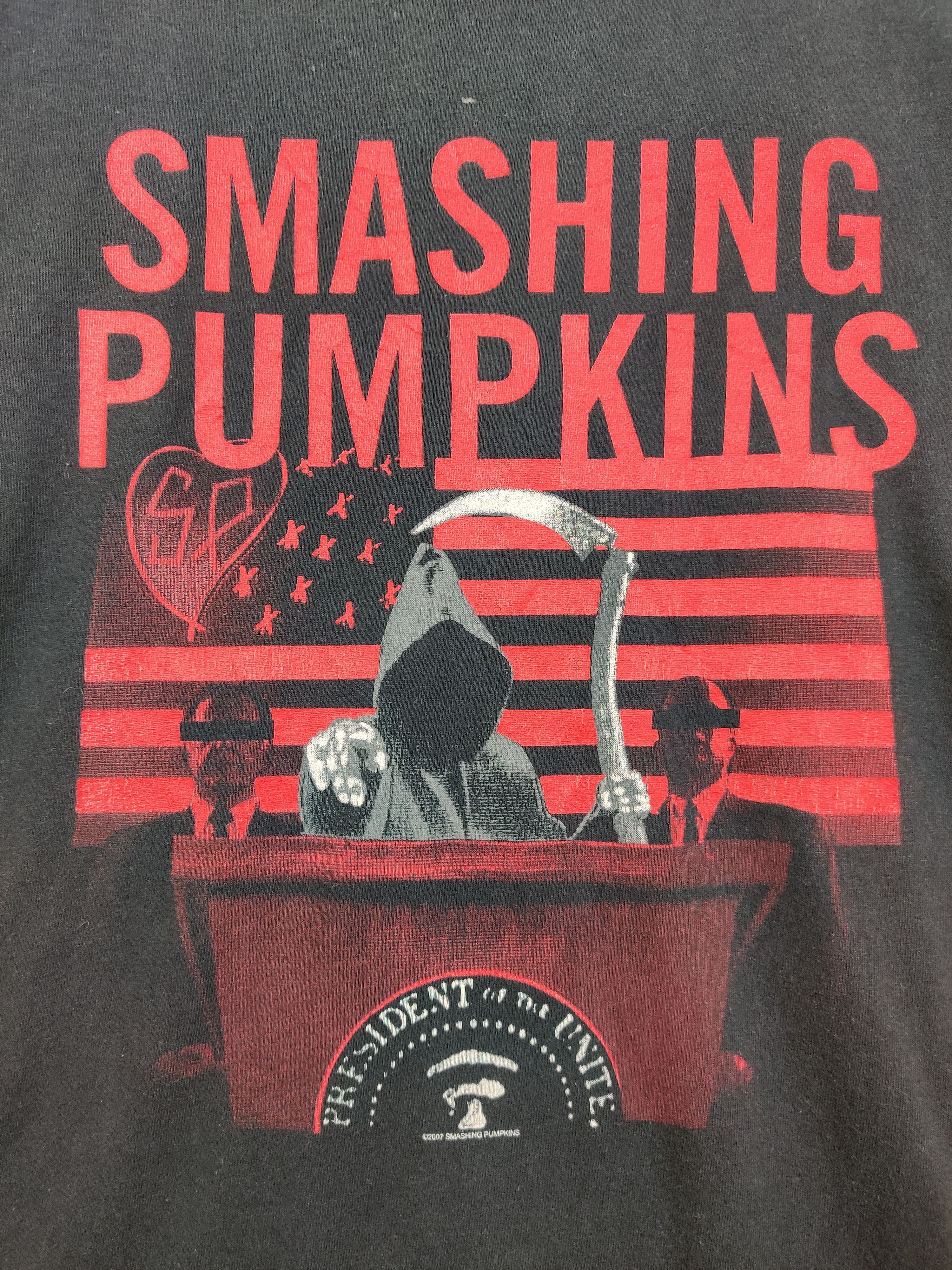 Band Tees Vintage Smashing Pumpkins Tour Band Tee Tshirt Size US M / EU 48-50 / 2 - 5 Thumbnail