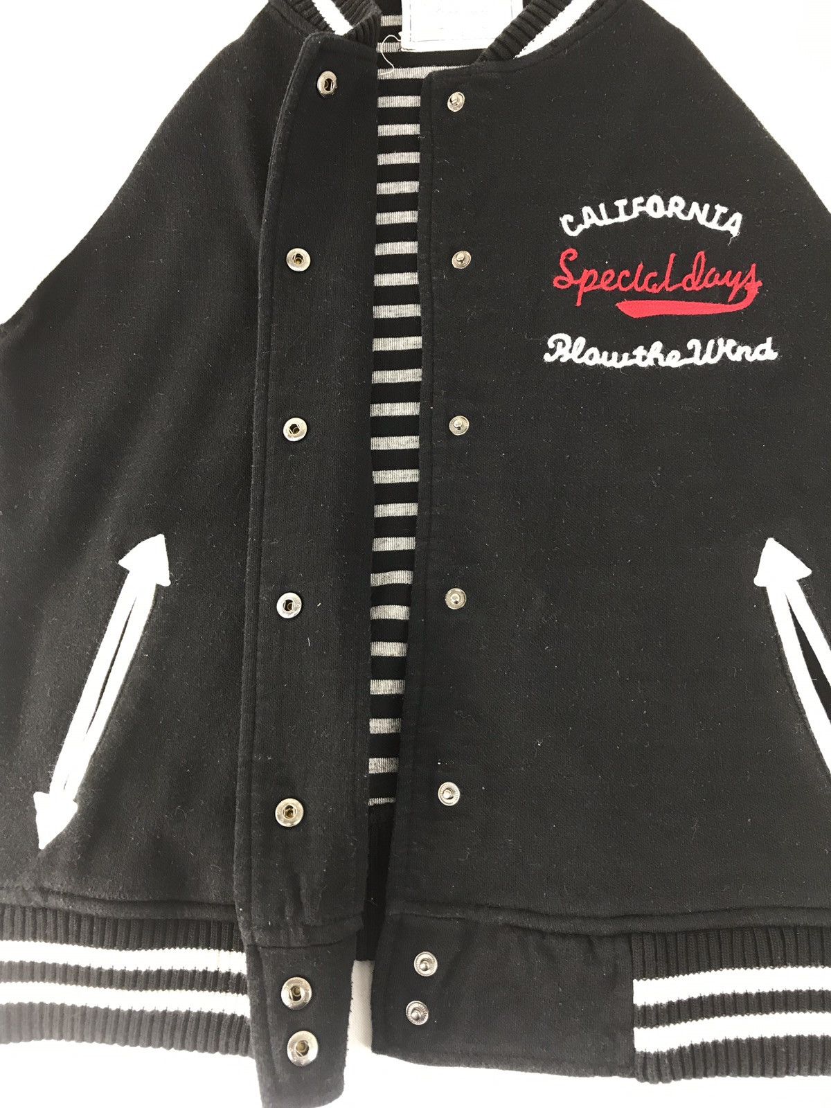 Japanese Brand Vintage Forridere Simple Varsity Jacket Snap Button Size S / US 4 / IT 40 - 5 Thumbnail
