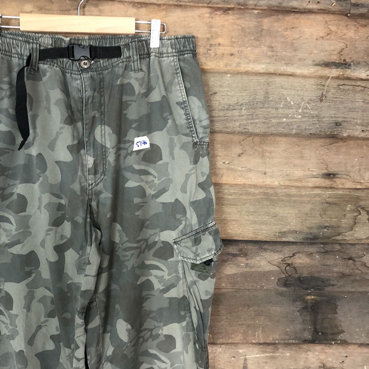 Japanese Brand Paralyser Camo Multipocket Military Cargo Pants #5746 Size US 33 - 5 Thumbnail