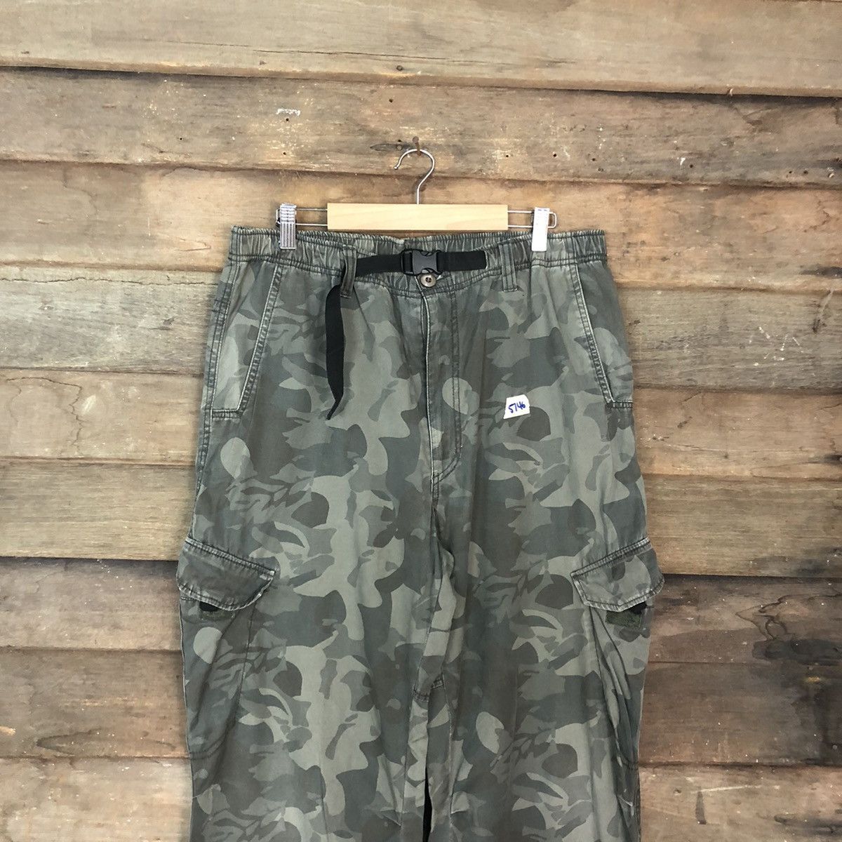 Japanese Brand Paralyser Camo Multipocket Military Cargo Pants #5746 Size US 33 - 2 Thumbnail