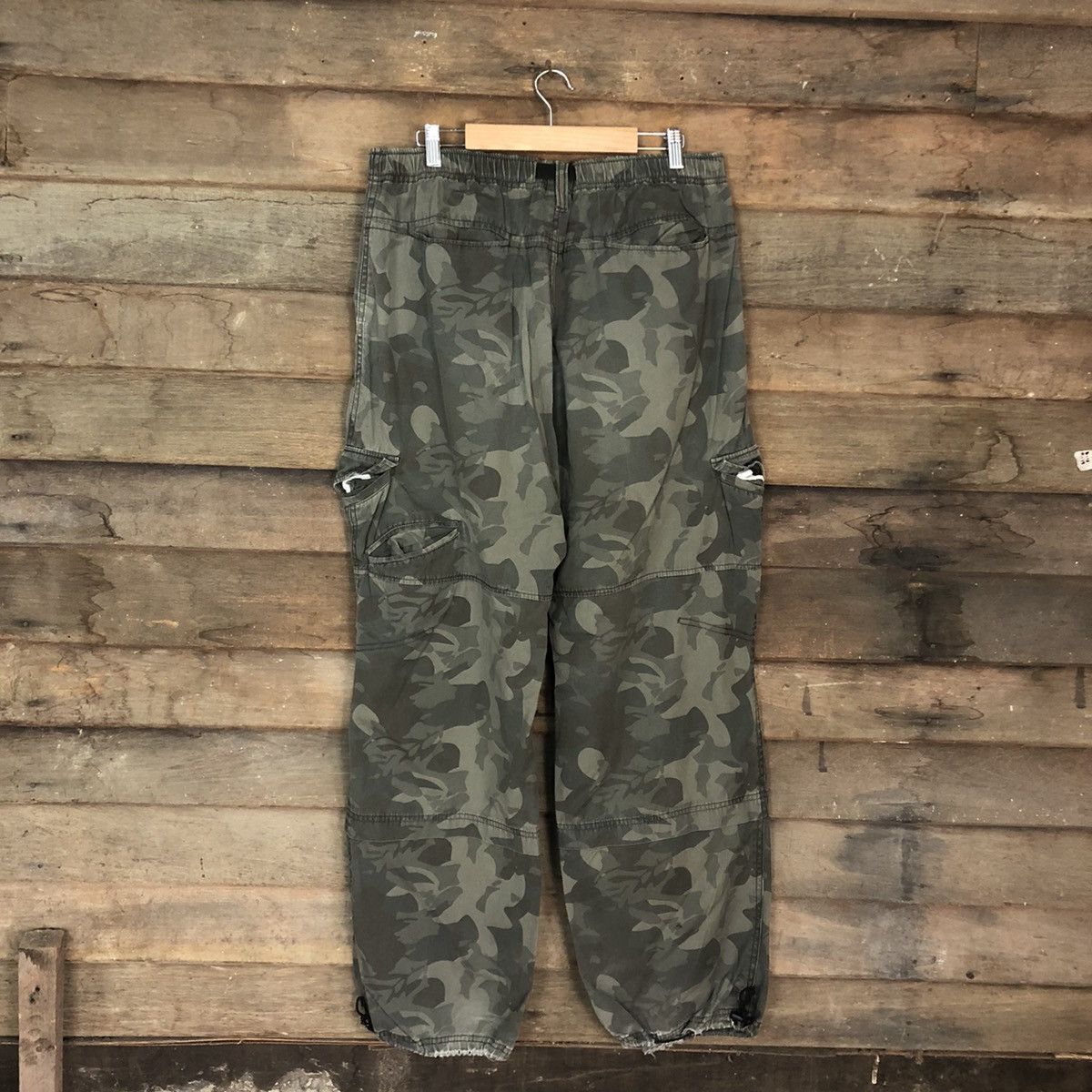 Japanese Brand Paralyser Camo Multipocket Military Cargo Pants #5746 Size US 33 - 9 Thumbnail