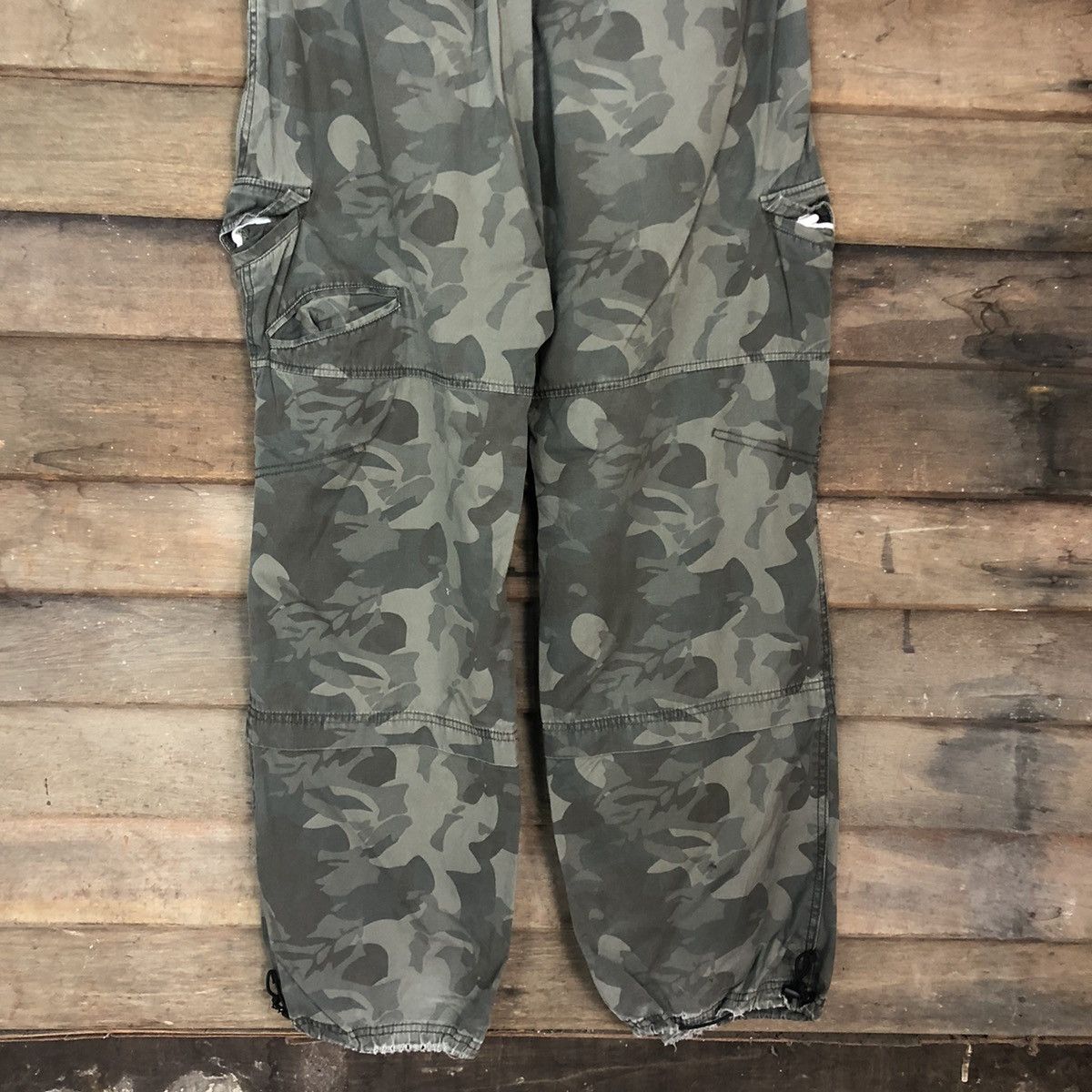 Japanese Brand Paralyser Camo Multipocket Military Cargo Pants #5746 Size US 33 - 11 Thumbnail