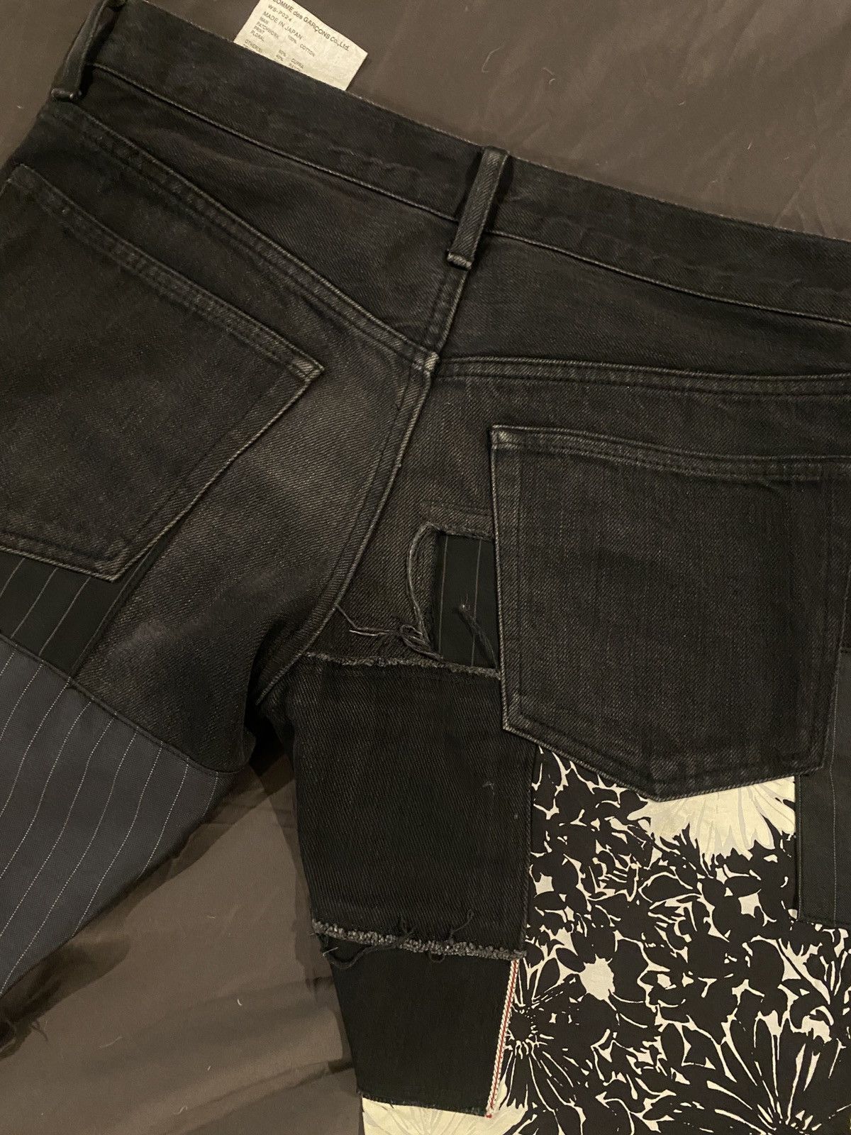 Comme des Garcons × Junya Watanabe INSANE PATCHWORK CROPPED CDG DENIM Size US 30 / EU 46 - 9 Thumbnail