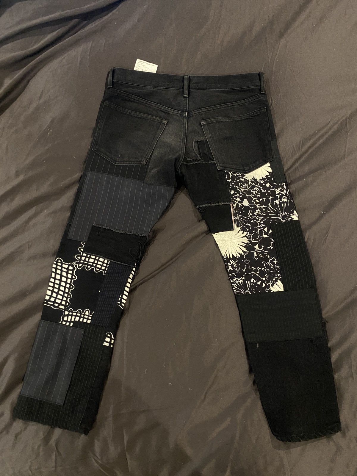 Comme des Garcons × Junya Watanabe INSANE PATCHWORK CROPPED CDG DENIM Size US 30 / EU 46 - 8 Thumbnail