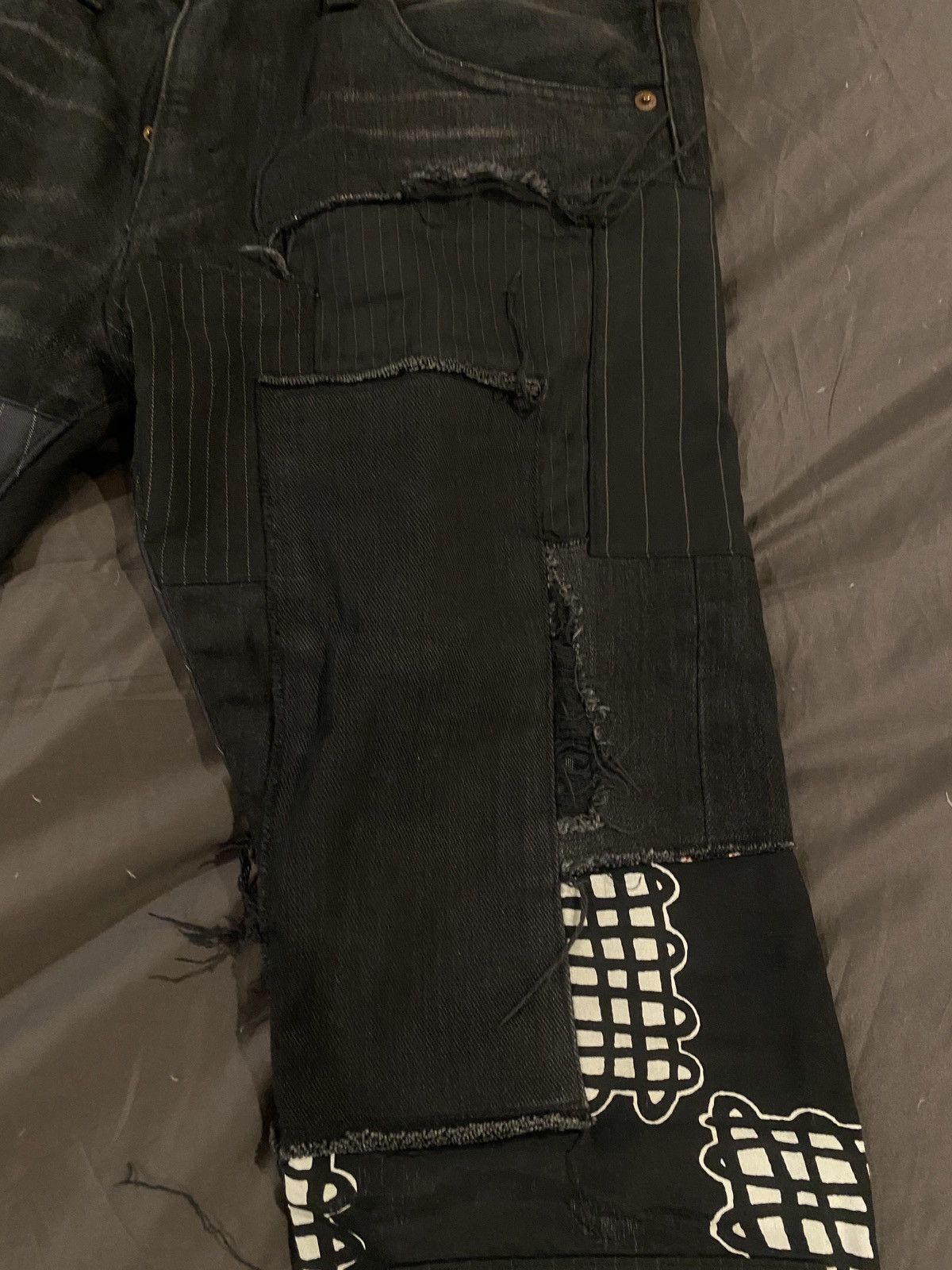 Comme des Garcons × Junya Watanabe INSANE PATCHWORK CROPPED CDG DENIM Size US 30 / EU 46 - 5 Thumbnail