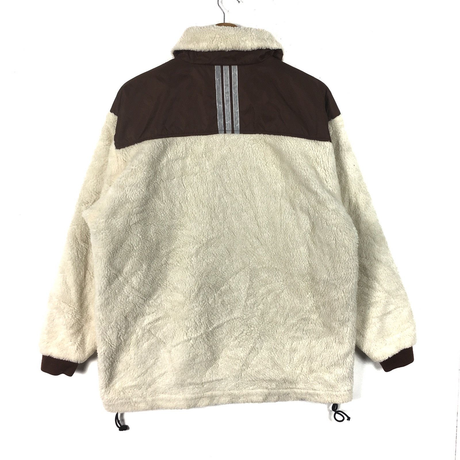 Adidas × Vintage VINTAGE ADIDAS SMALL LOGO 3 STRIPES FLEECE ZIPPER SWEATERS Size US L / EU 52-54 / 3 - 2 Thumbnail