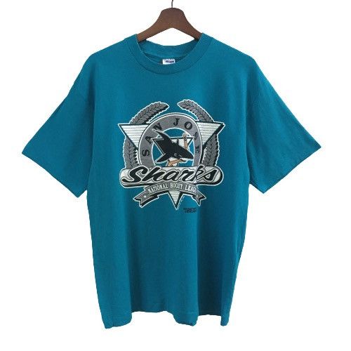 NHL Vintage NHL San Jose 1991 Size US L / EU 52-54 / 3 - 1 Thumbnail