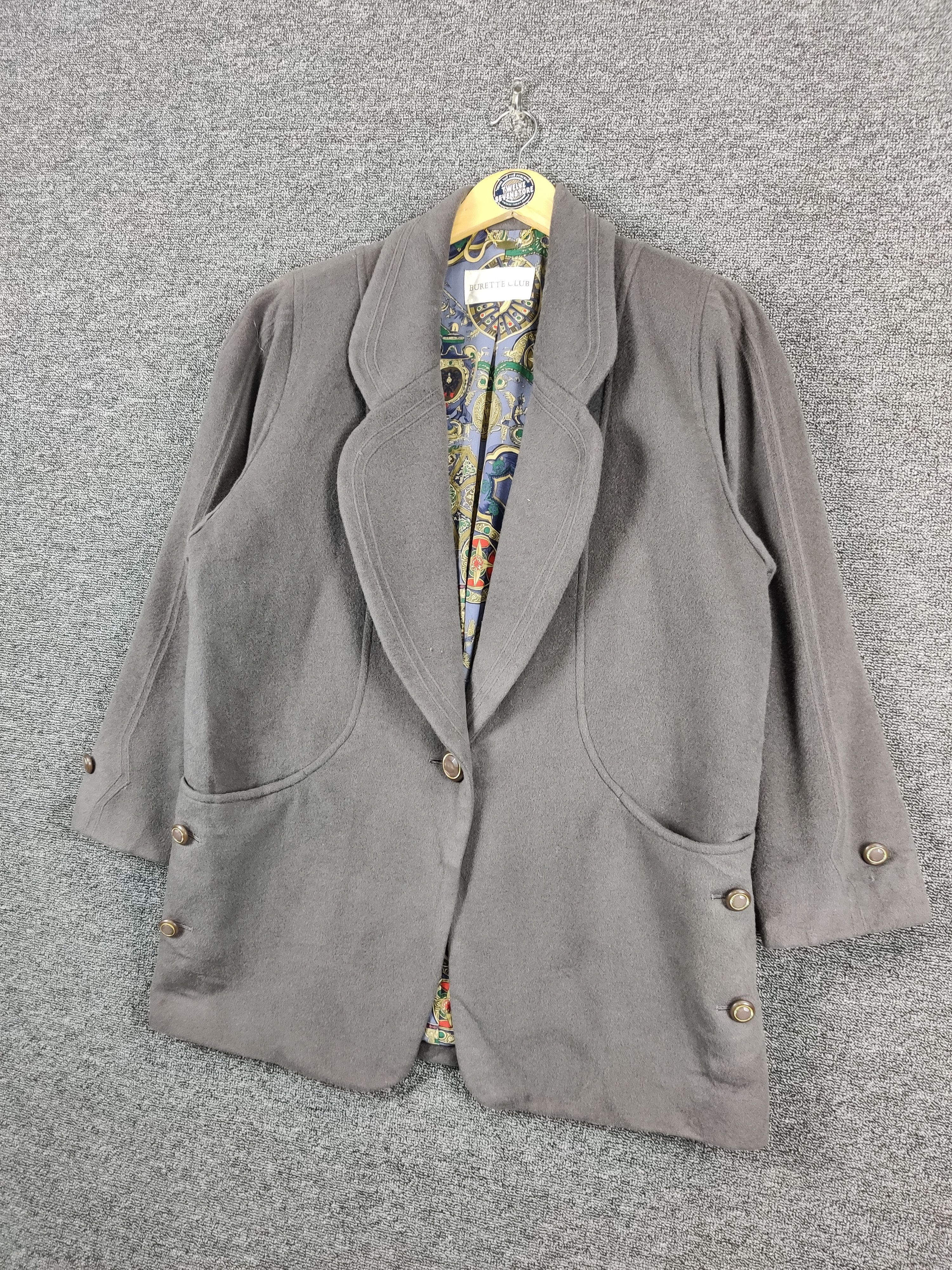 Japanese Brand Burette Blazer Coat Nice Design Size US M / EU 48-50 / 2 - 2 Thumbnail