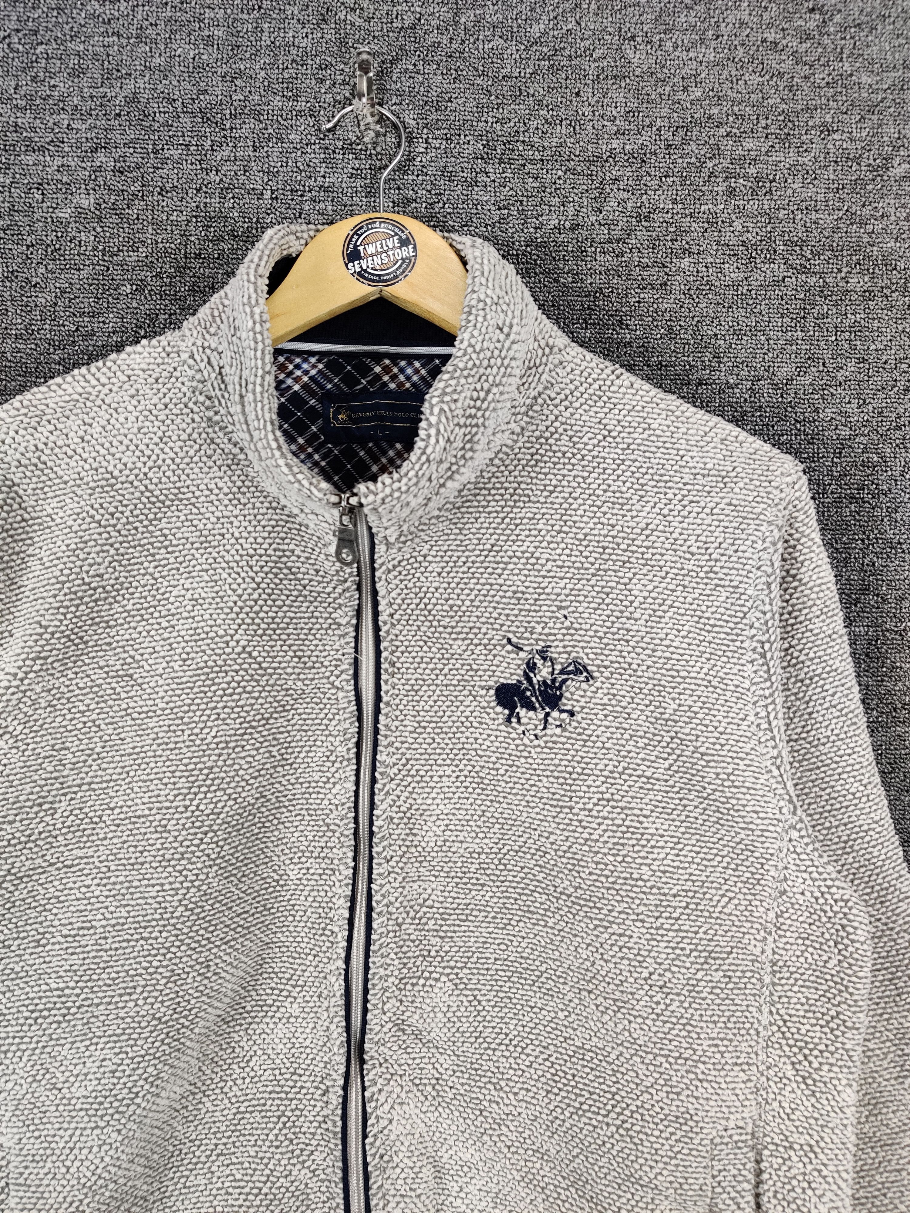 Beverly Hills Polo Club Vintage Beverly Hills Polo Club Fleece Zip Up Jacket Size US L / EU 52-54 / 3 - 6 Thumbnail