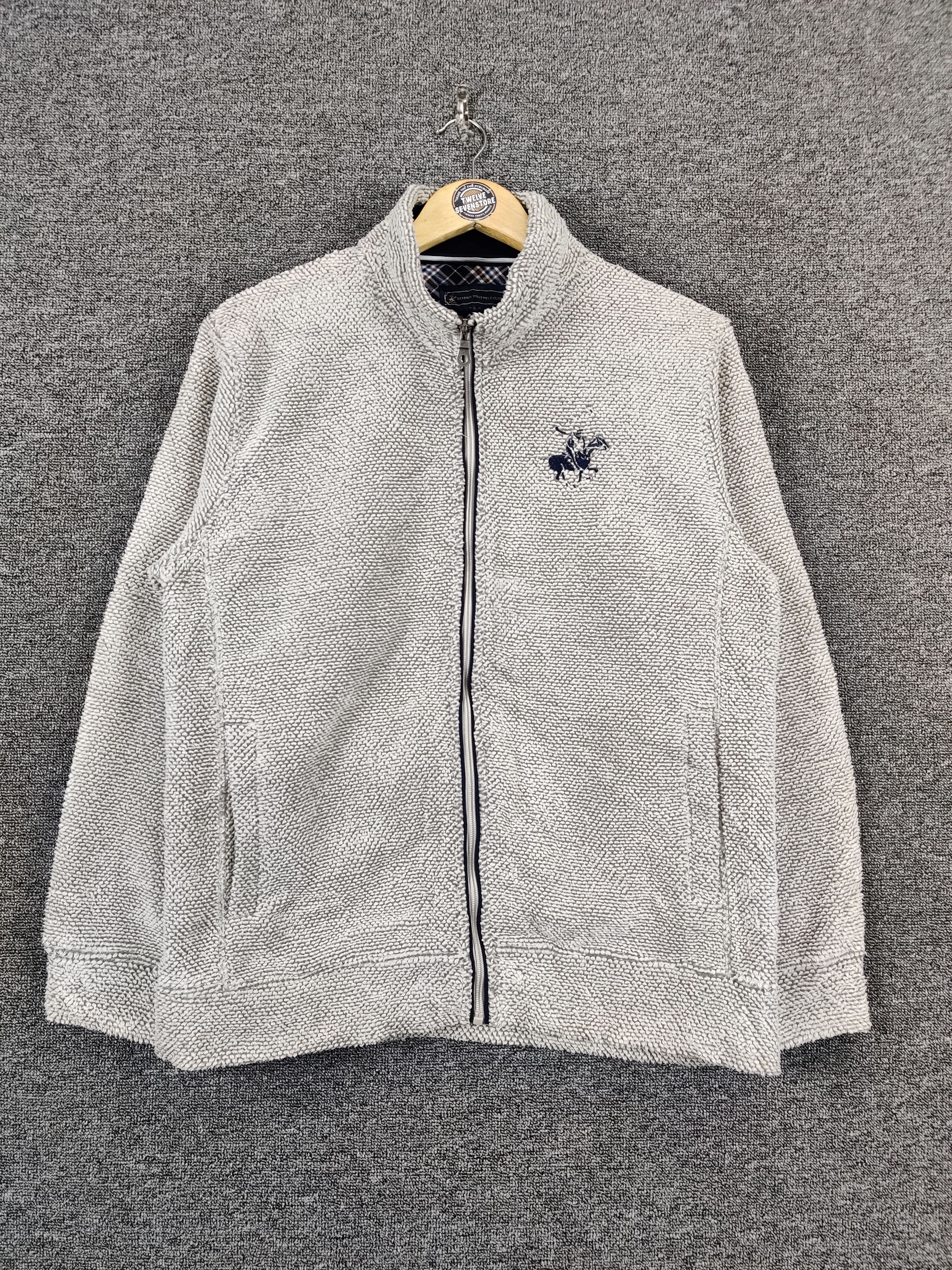 Beverly Hills Polo Club Vintage Beverly Hills Polo Club Fleece Zip Up Jacket Size US L / EU 52-54 / 3 - 1 Thumbnail