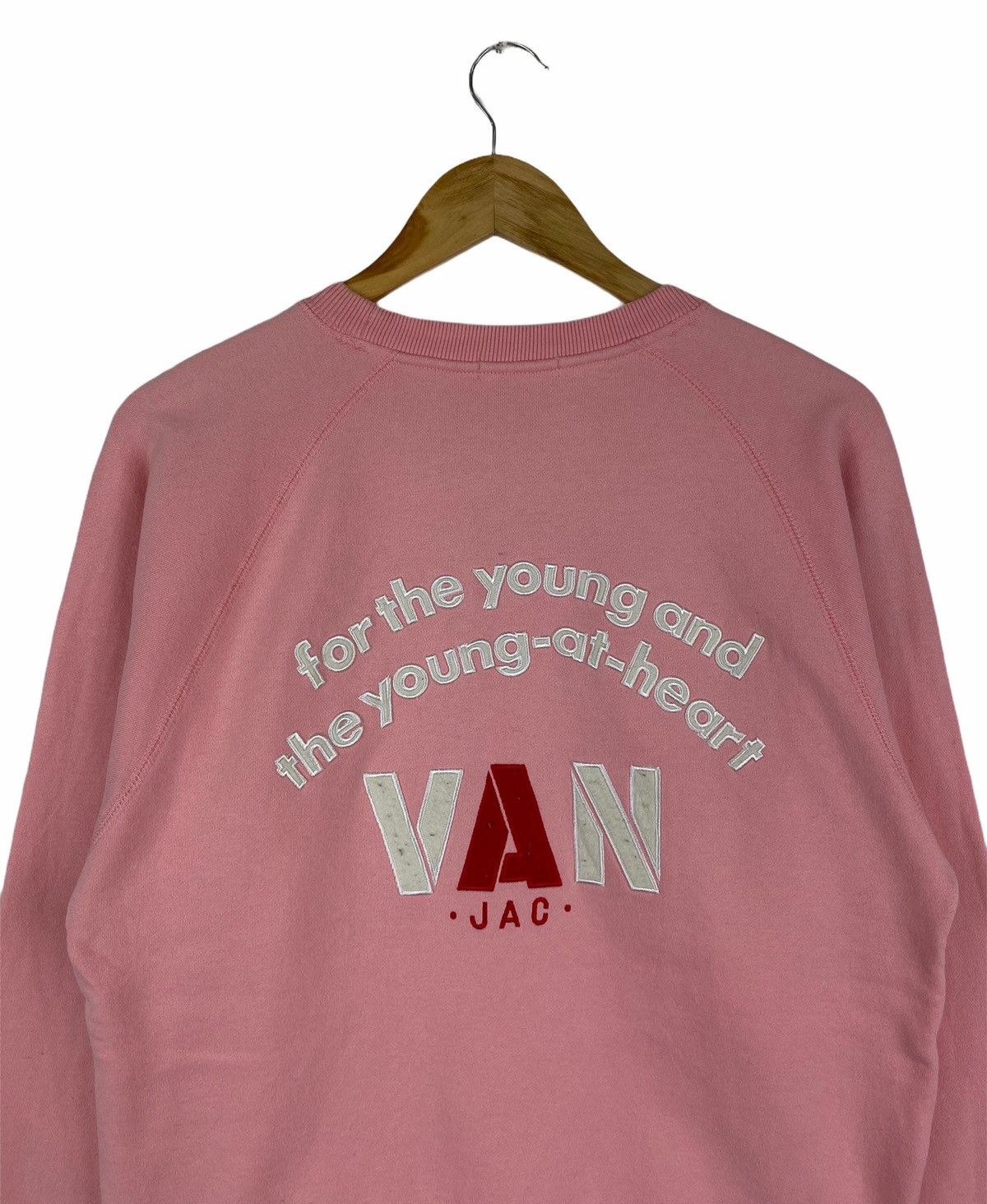 Van × Vintage Vintage VAN JAC Big Logo Embroidery Sweatshirt Pullover Size US S / EU 44-46 / 1 - 3 Thumbnail