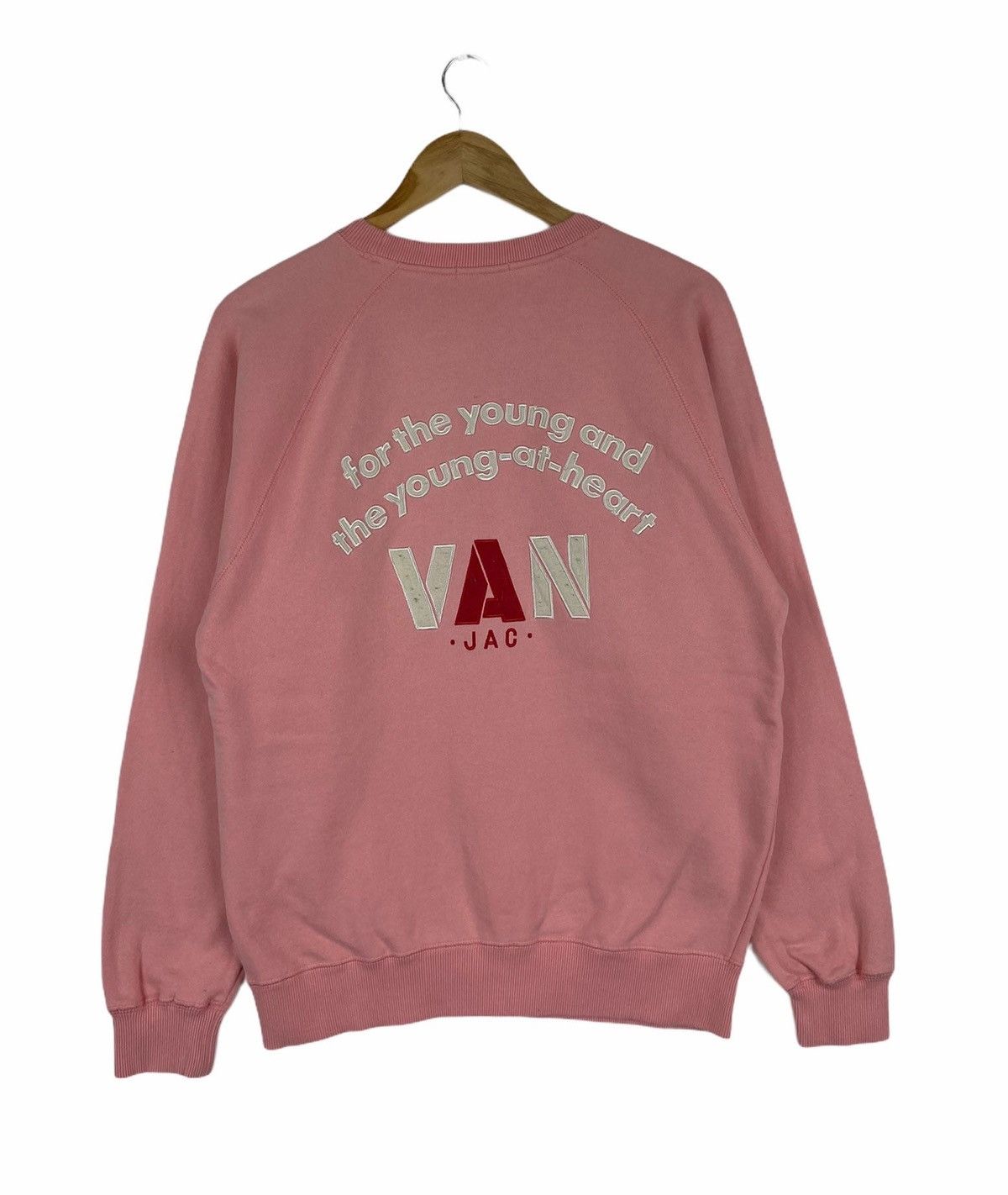 Van × Vintage Vintage VAN JAC Big Logo Embroidery Sweatshirt Pullover Size US S / EU 44-46 / 1 - 1 Thumbnail