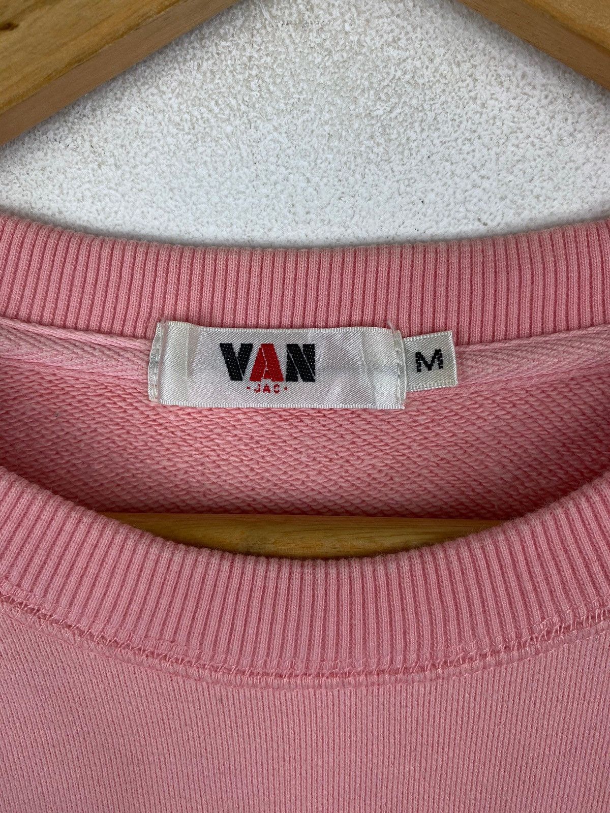 Van × Vintage Vintage VAN JAC Big Logo Embroidery Sweatshirt Pullover Size US S / EU 44-46 / 1 - 4 Thumbnail