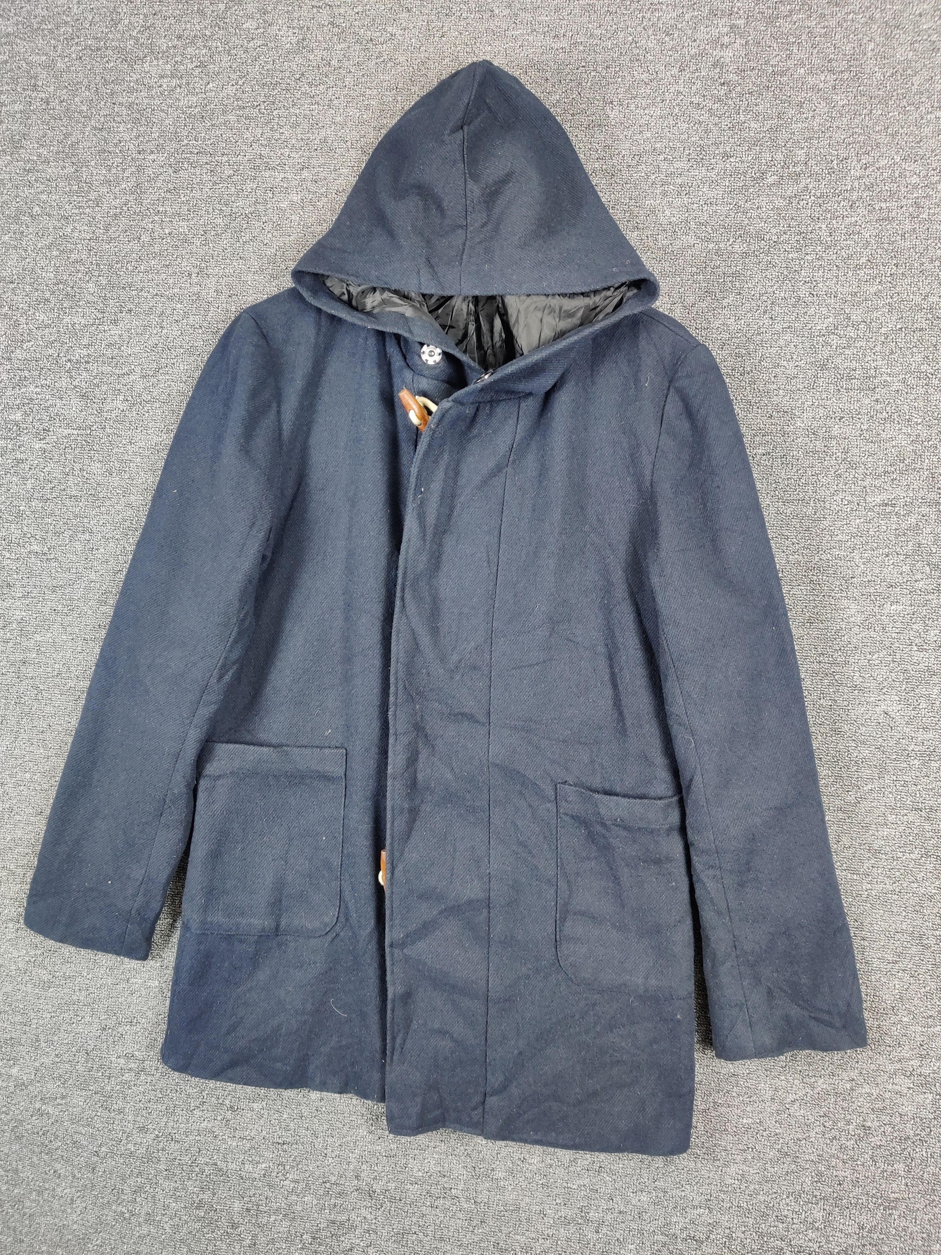 Japanese Brand Vintage Mono-Mart Duffle Wool Coat Size US M / EU 48-50 / 2 - 2 Thumbnail