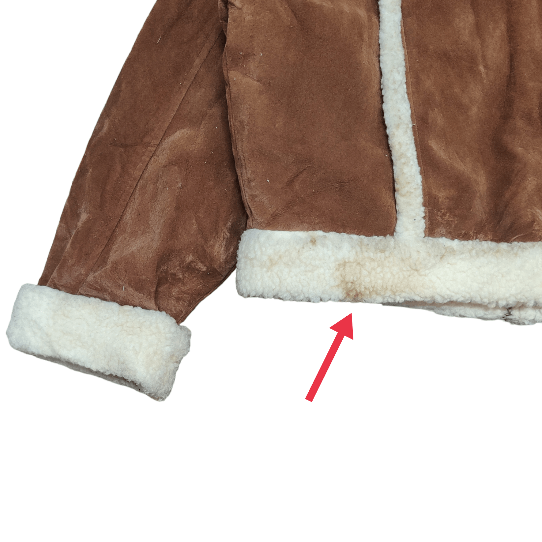 Japanese Brand Vintage Red Grape Shearling Cropped Jacket Size M / US 6-8 / IT 42-44 - 12 Thumbnail