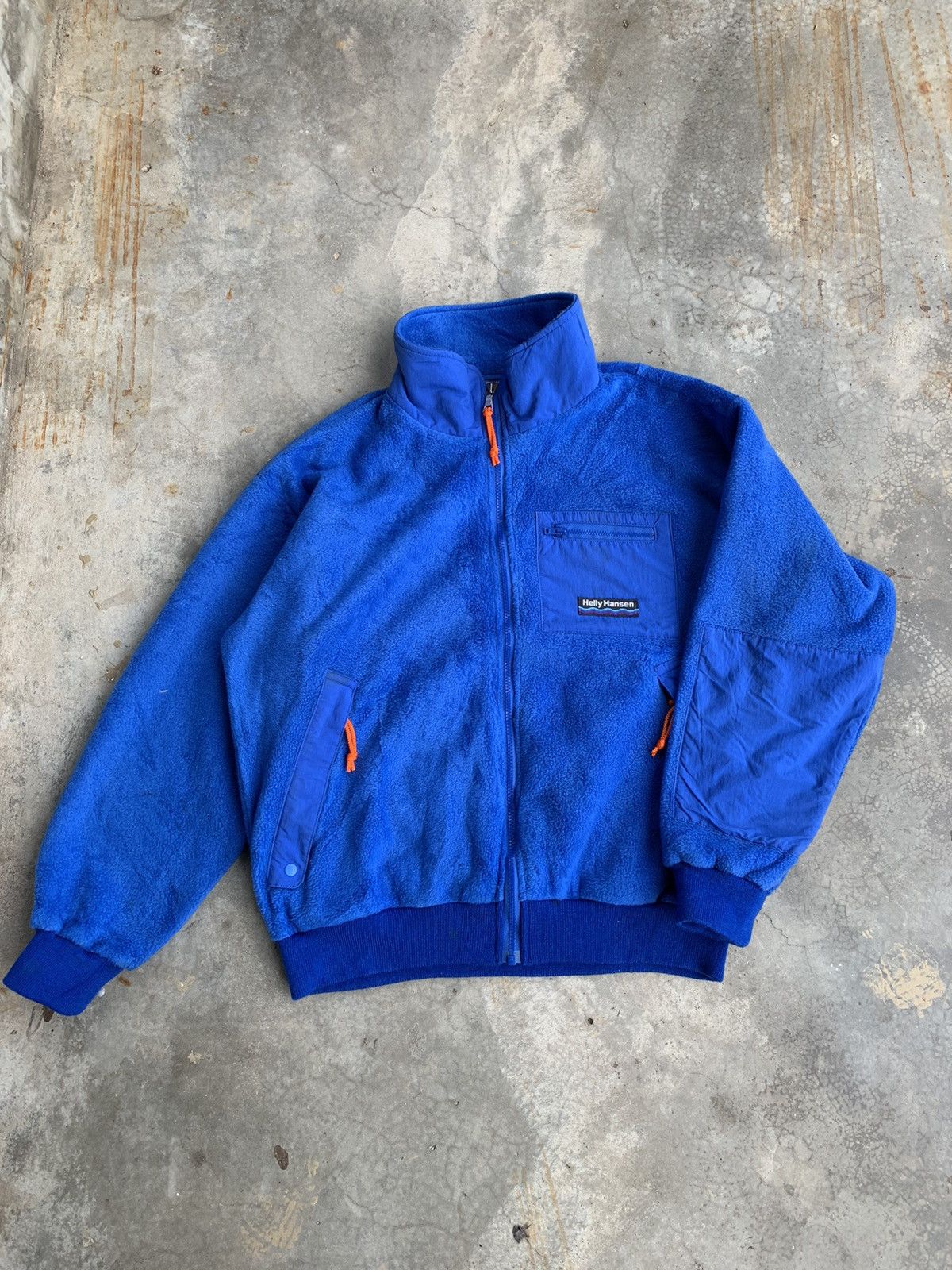 Helly Hansen Vintage 90s Helly Hansen Fleece Bomber Jacket Size US M / EU 48-50 / 2 - 1 Thumbnail