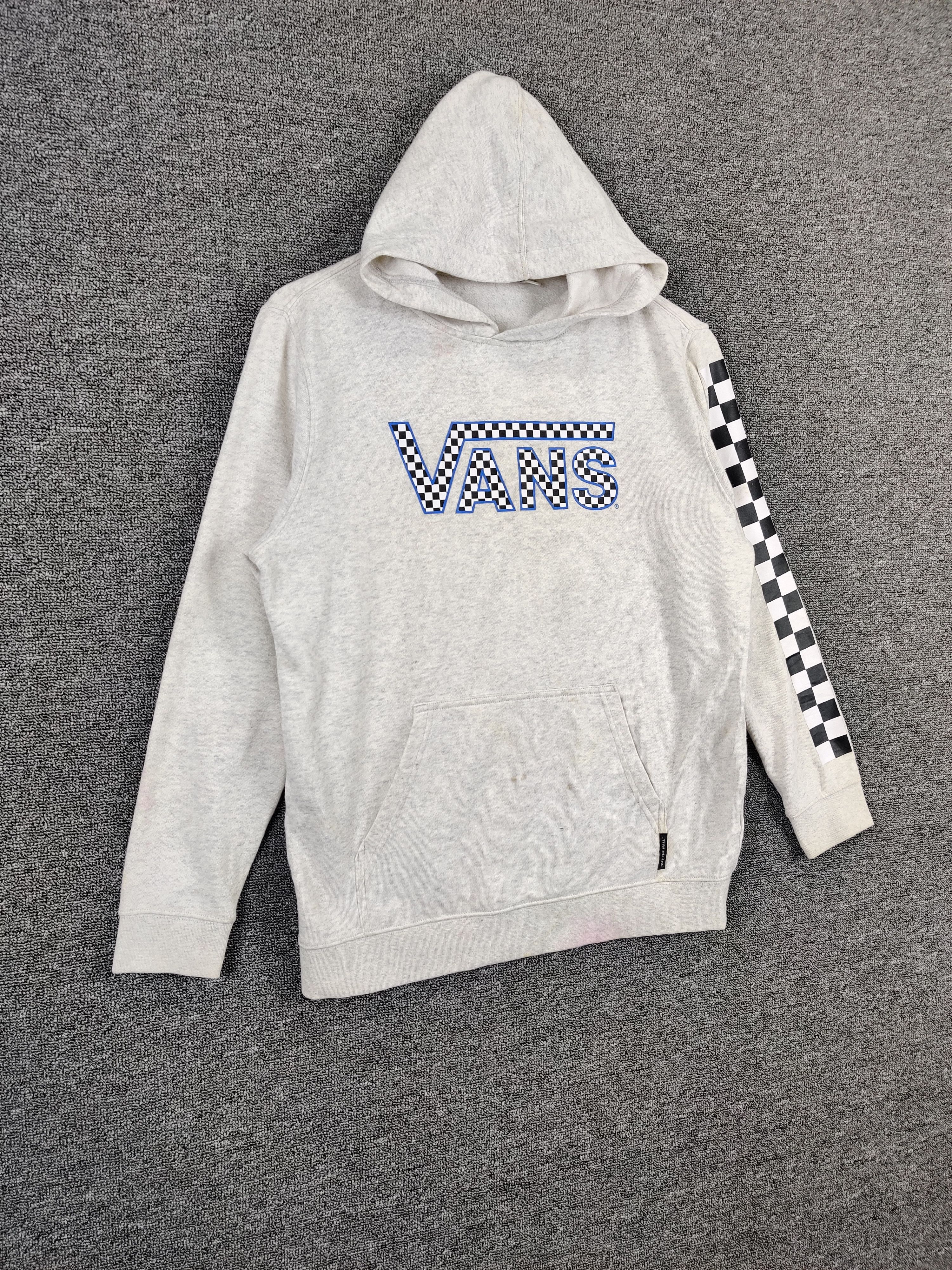 Vans Vintage Vans Skateboard Spell Out Pullover Hoodie Size US L / EU 52-54 / 3 - 6 Thumbnail