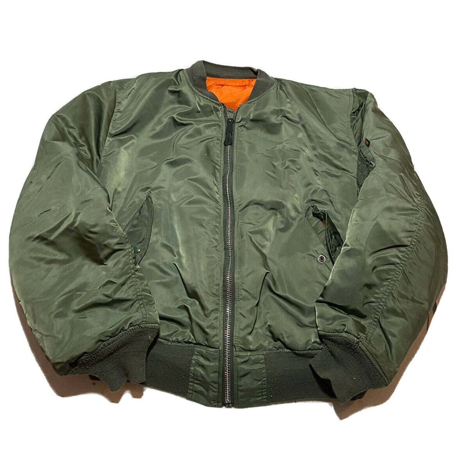 Alpha Industries MA-1 Bomber Jacket Men Adult 3XL 28x28 M6