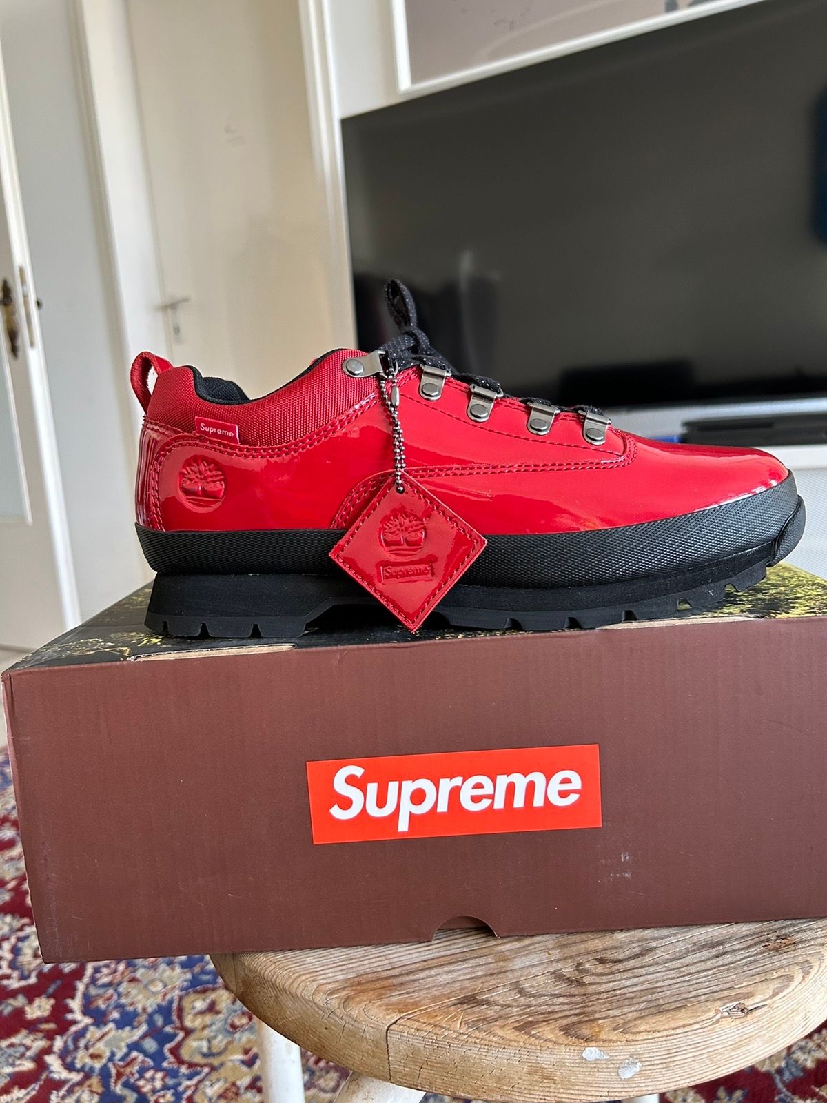 Supreme Supreme x Timberland Euro Hiker Low Boots | Grailed