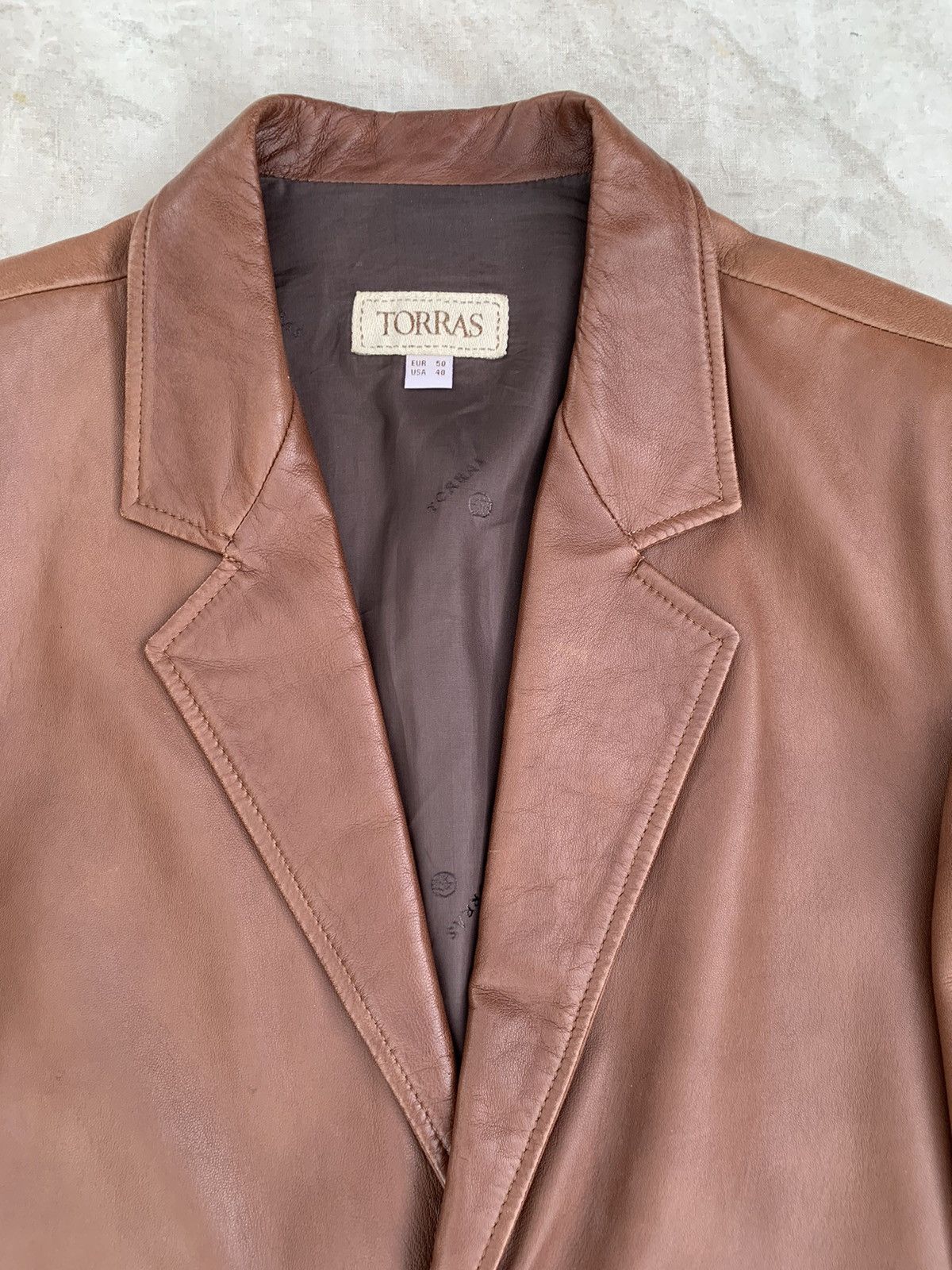 Torras Vintage Lamb leather jacket like Fight Club Size US L / EU 52-54 / 3 - 3 Thumbnail
